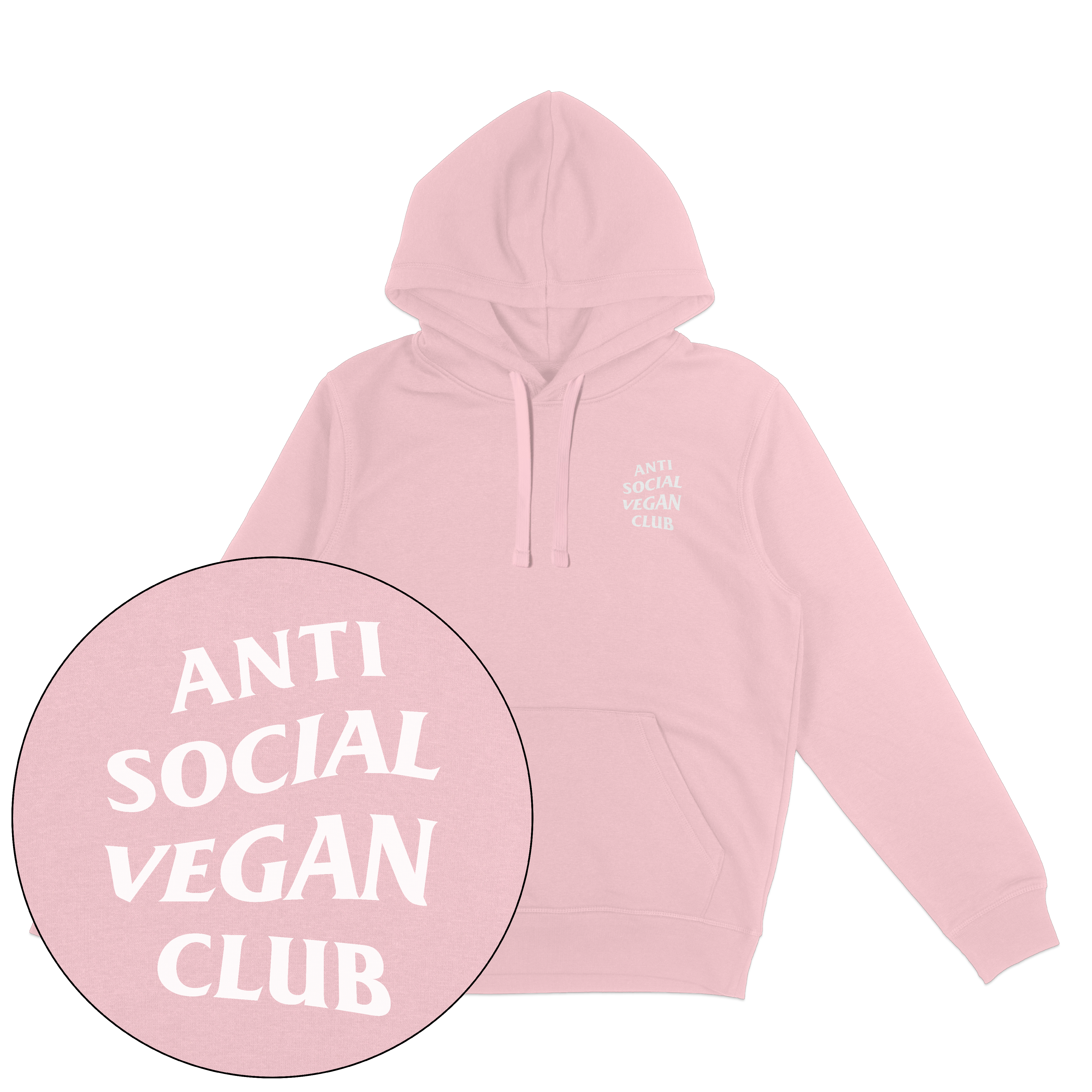 Anti Social Vegan Club Streetwear Hoodie