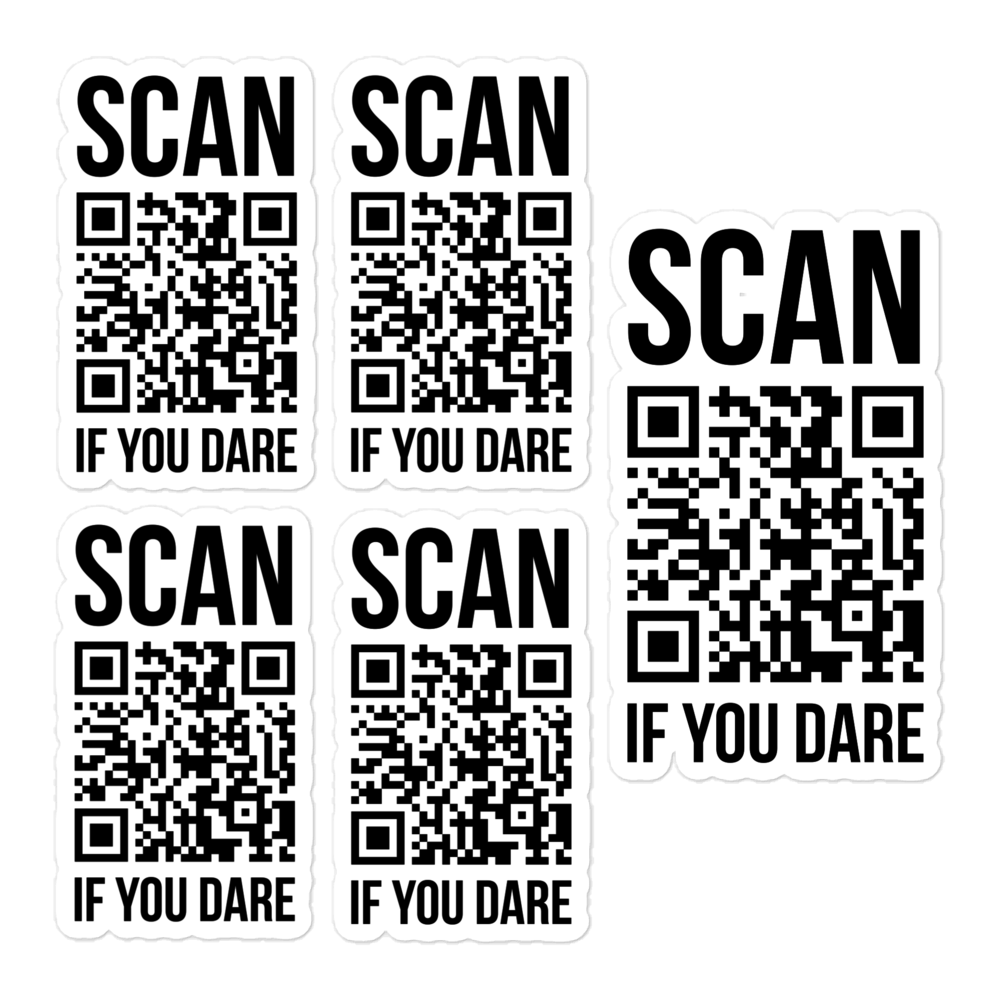 Watch Dominion QR Code Sticker Sheet