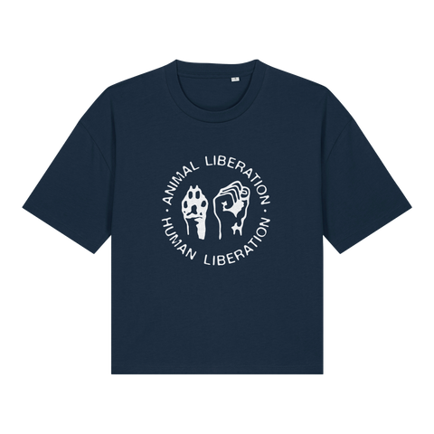 Animal Liberation Human Liberation Women's Boxy T-Shirt