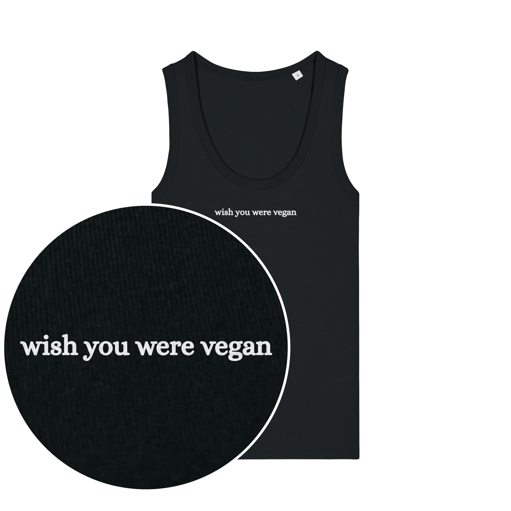 Wish You Were Vegan Women's Tank Top