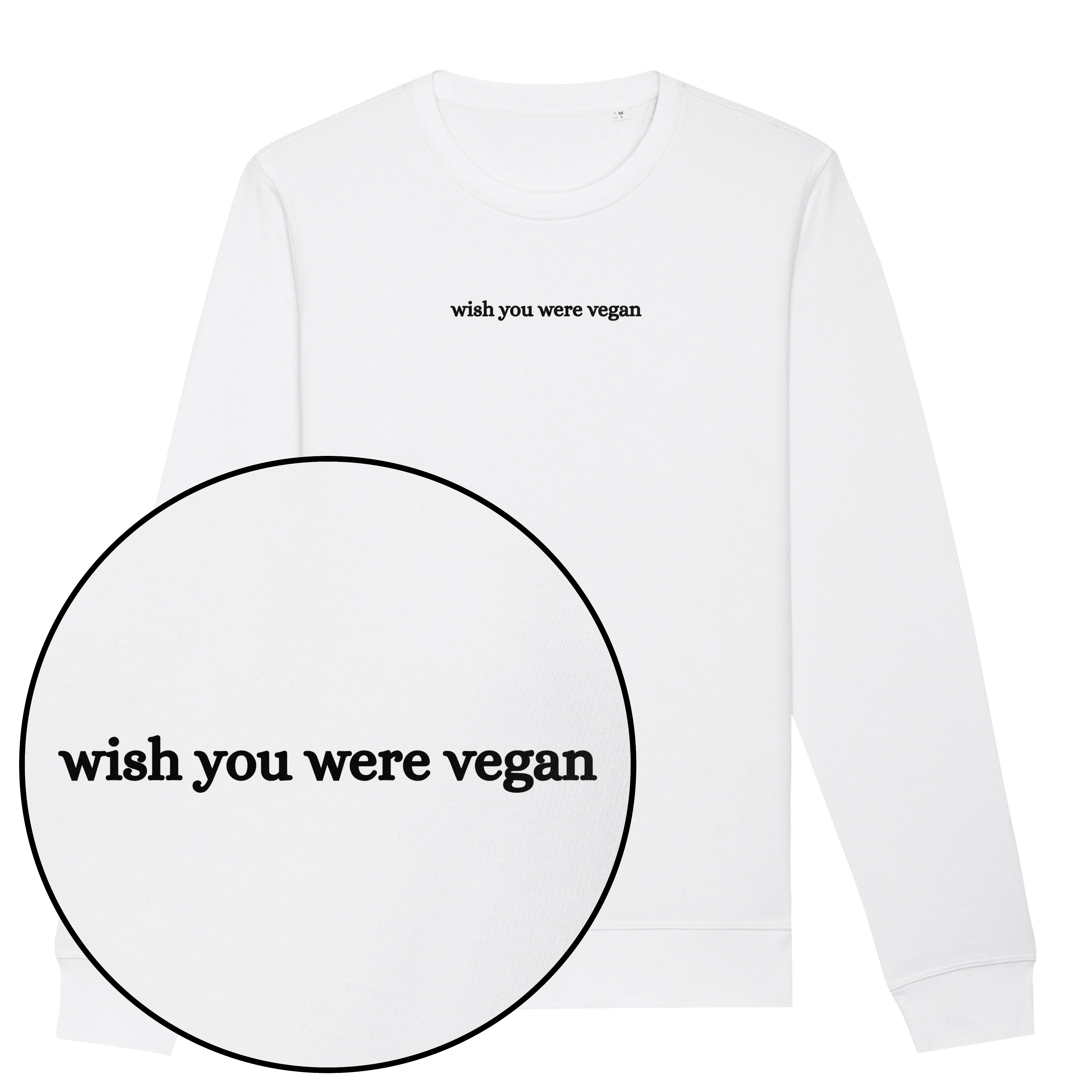 Wish You Were Vegan Sweatshirt