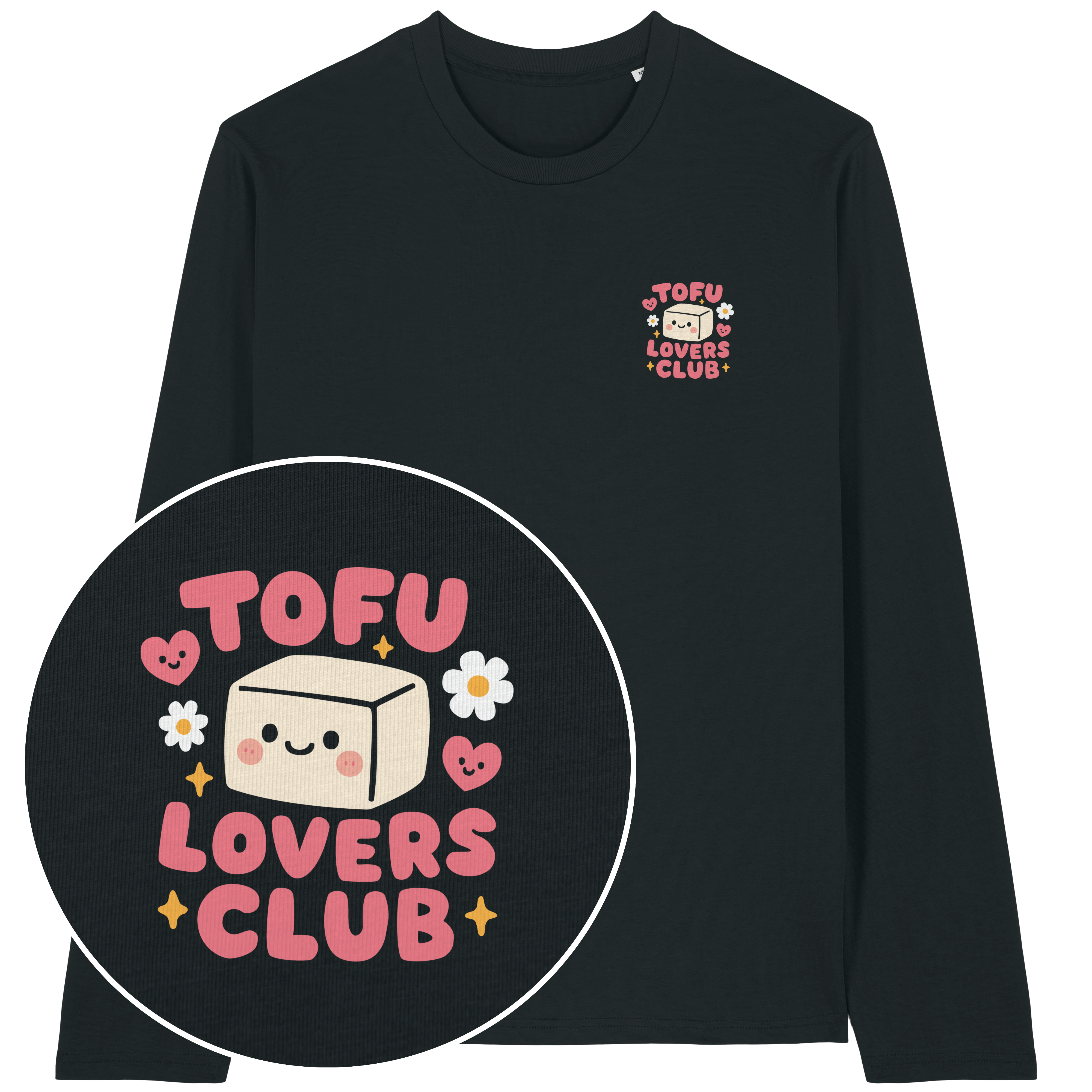 Tofu Lovers Club Long Sleeve T-Shirt