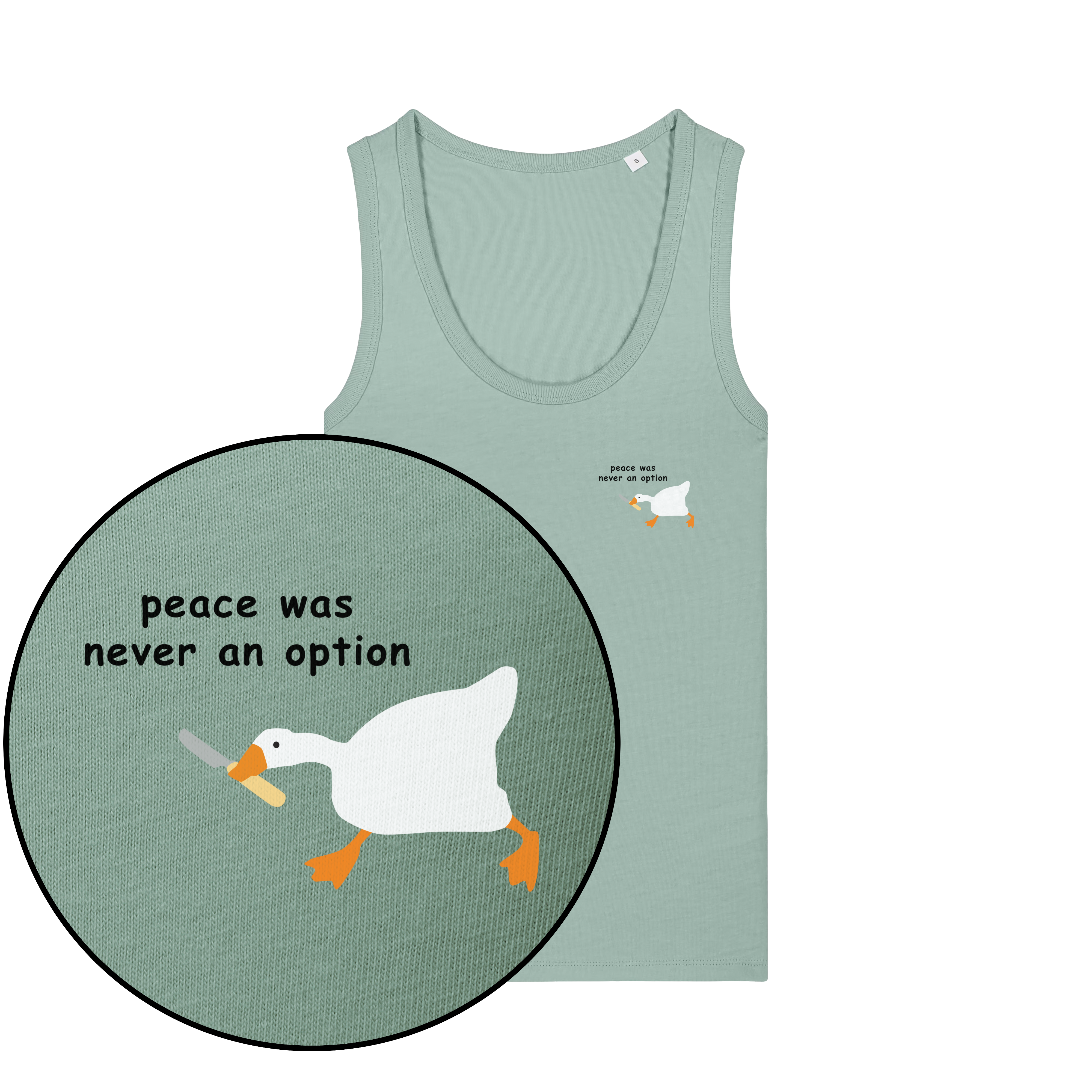 Peace Was Never An Option Women's Tank Top