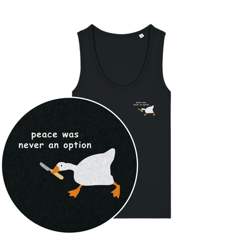 Peace Was Never An Option Women's Tank Top