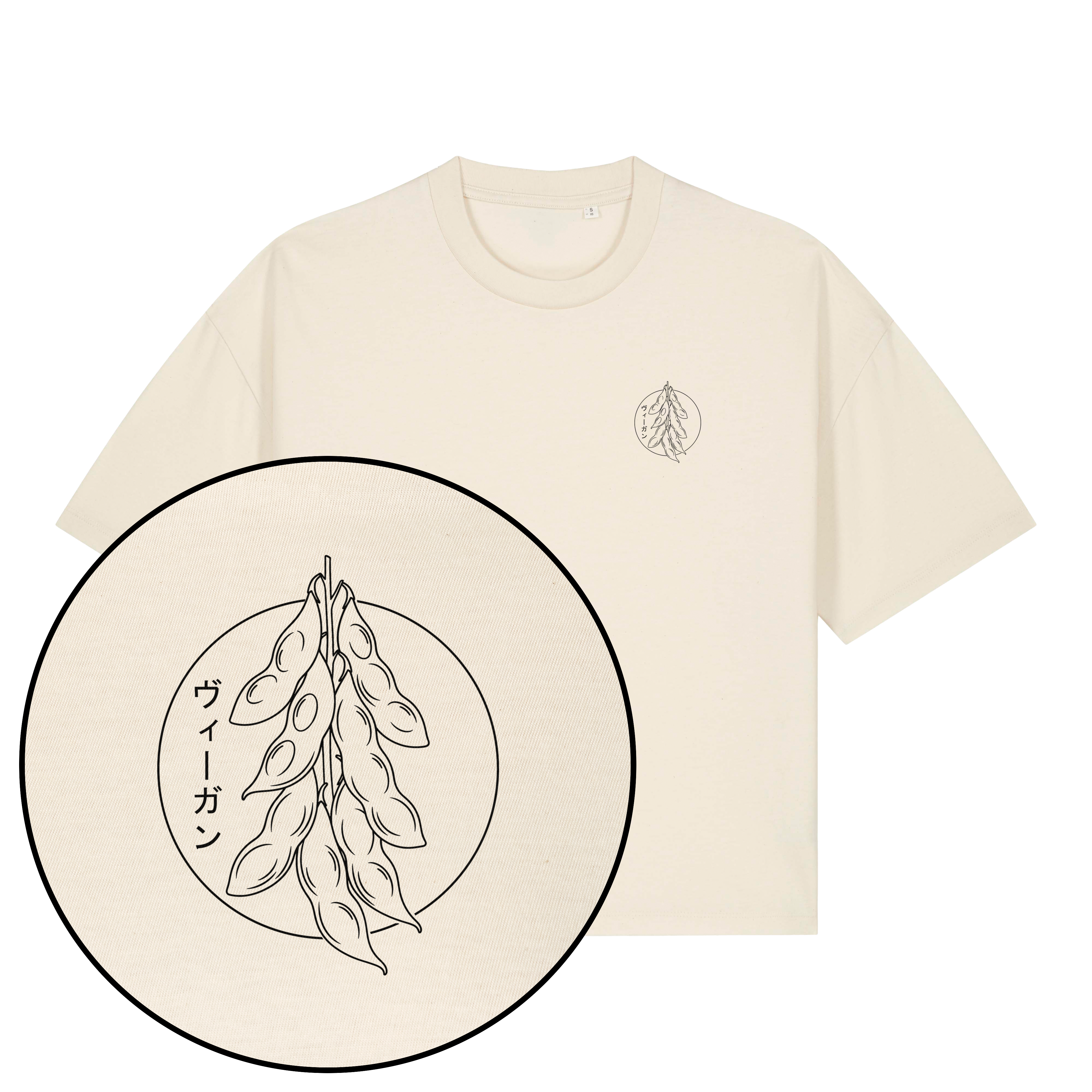 Japanese Vegan Streetwear Women's Boxy T-Shirt