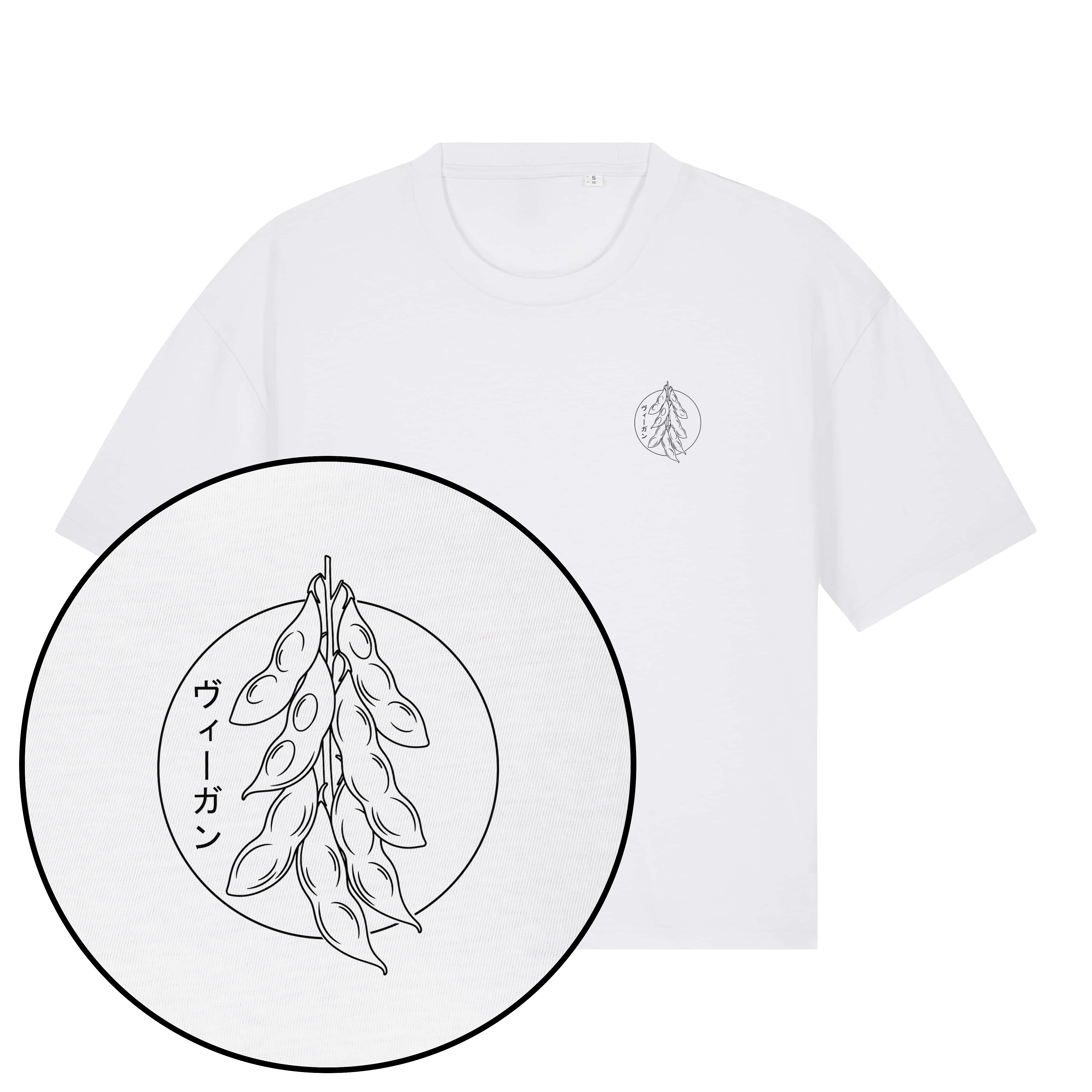 Japanese Vegan Streetwear Women's Boxy T-Shirt