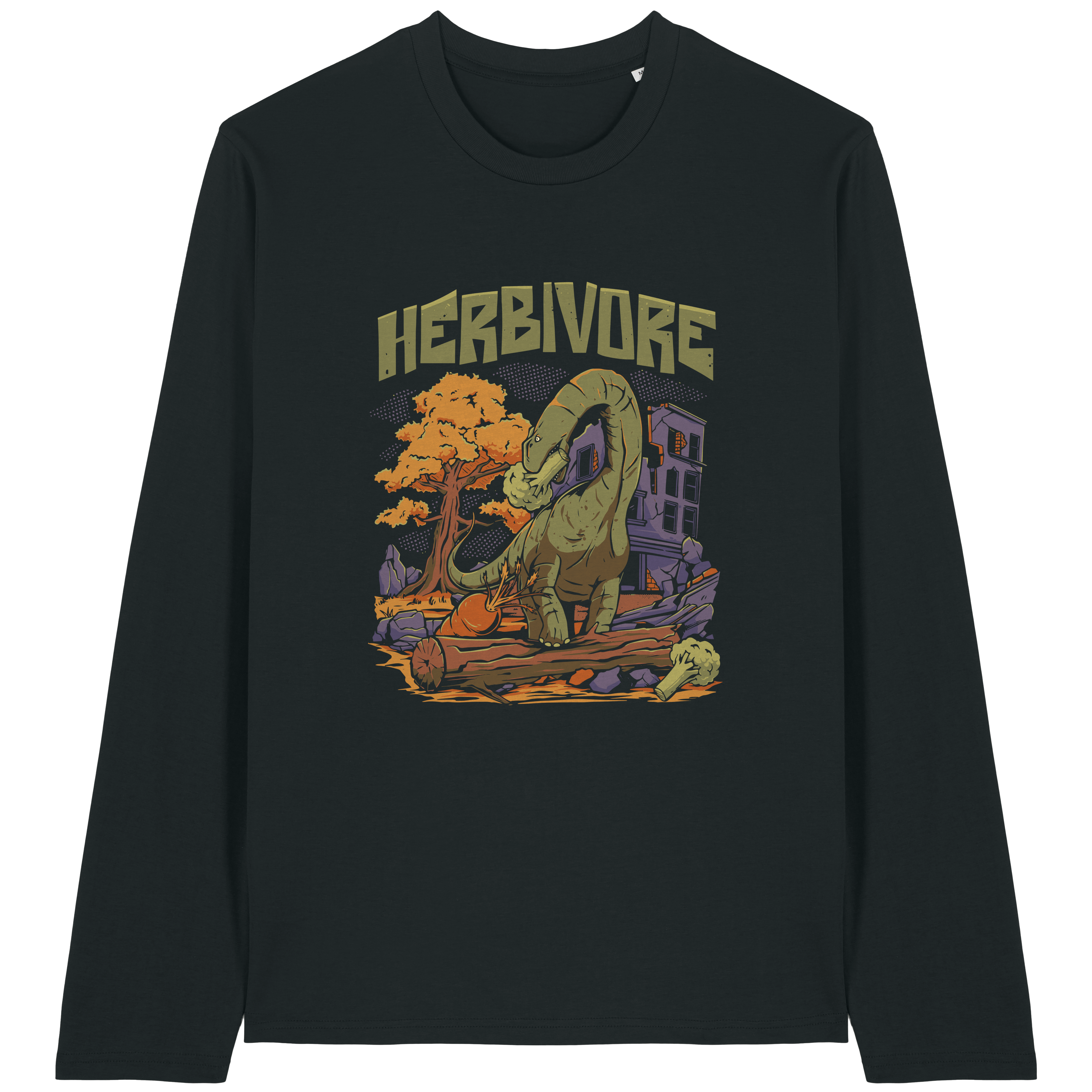 Herbivore Dinosaur Long Sleeve T-Shirt