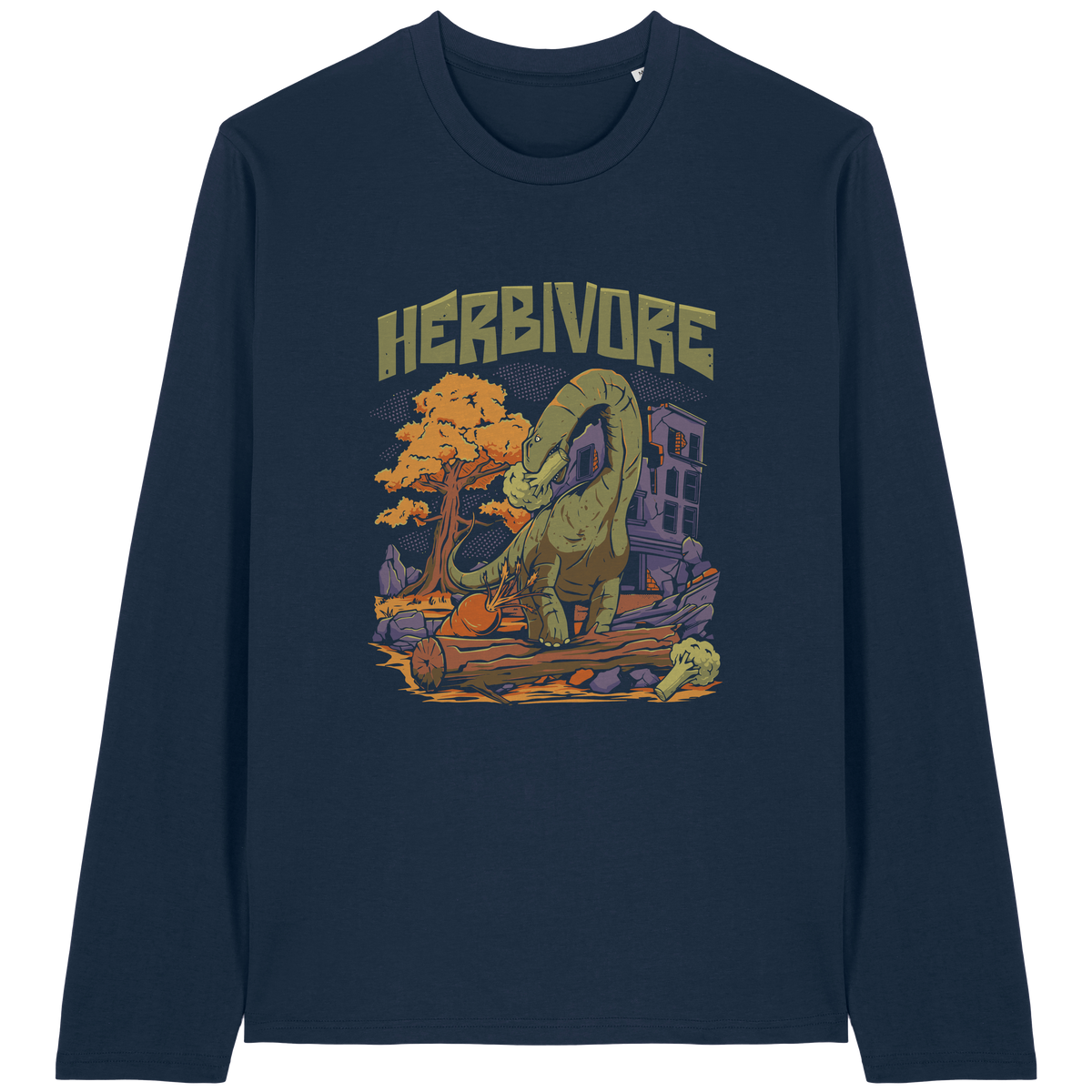 Herbivore Dinosaur Long Sleeve T-Shirt