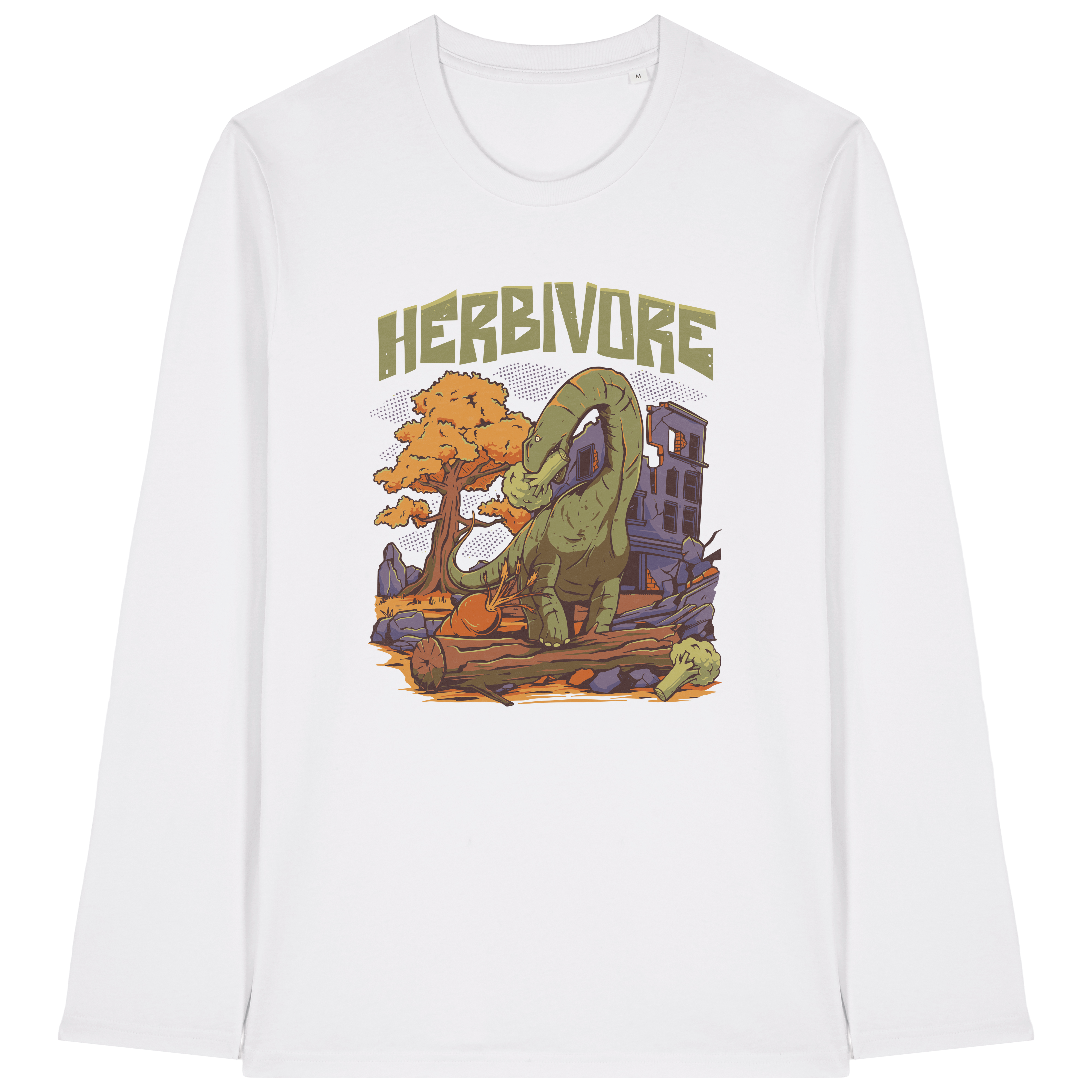 Herbivore Dinosaur Long Sleeve T-Shirt