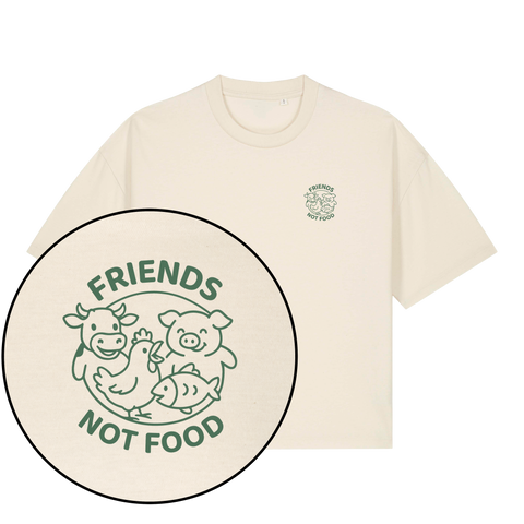 Friends Not Food Boxy T-Shirt