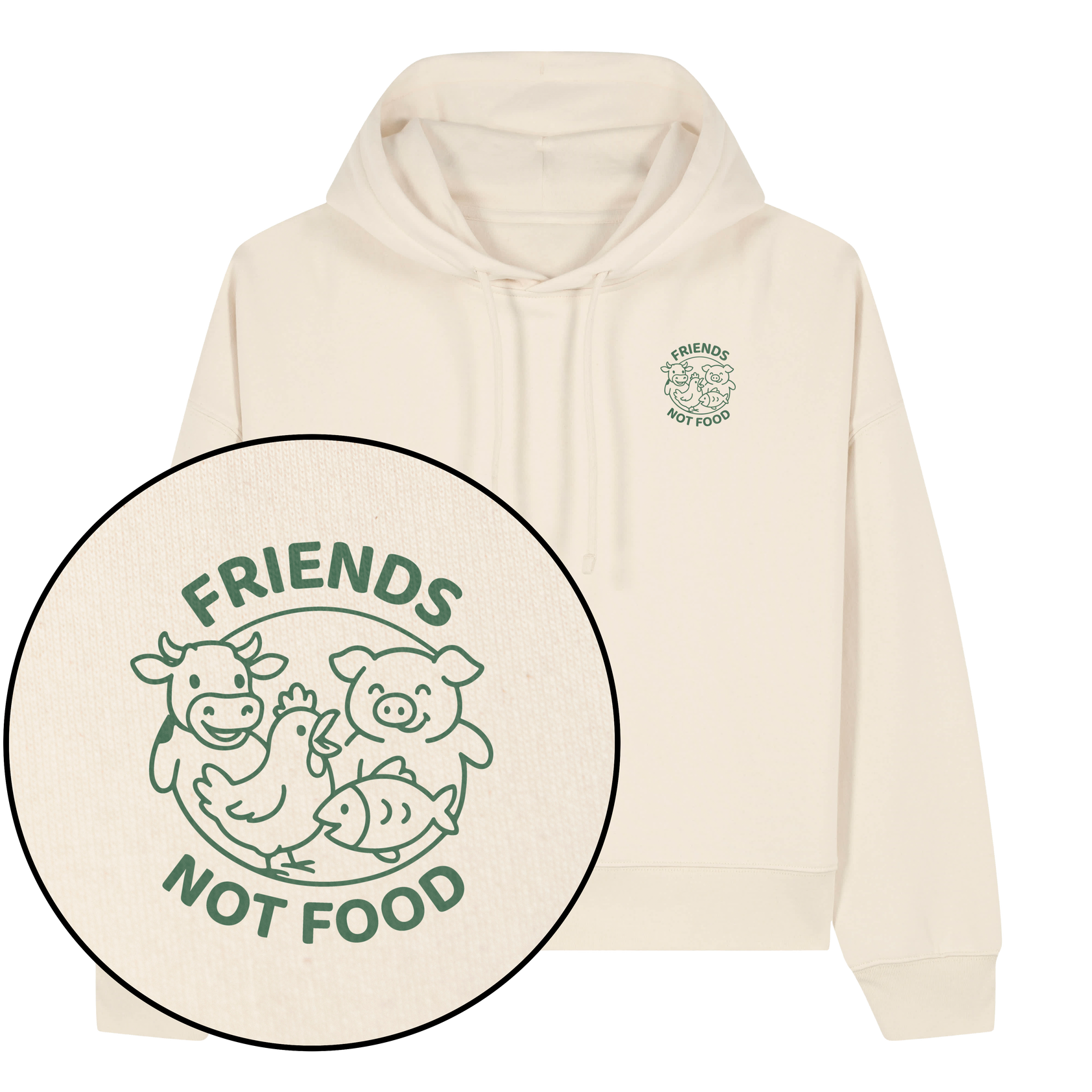 Friends Not Food Women's Hoodie
