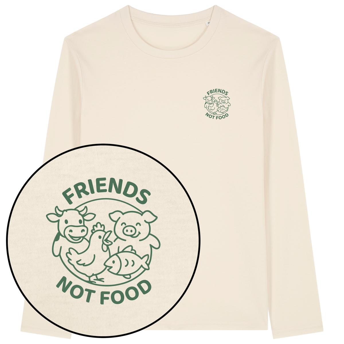 Friends Not Food Long Sleeve T-Shirt