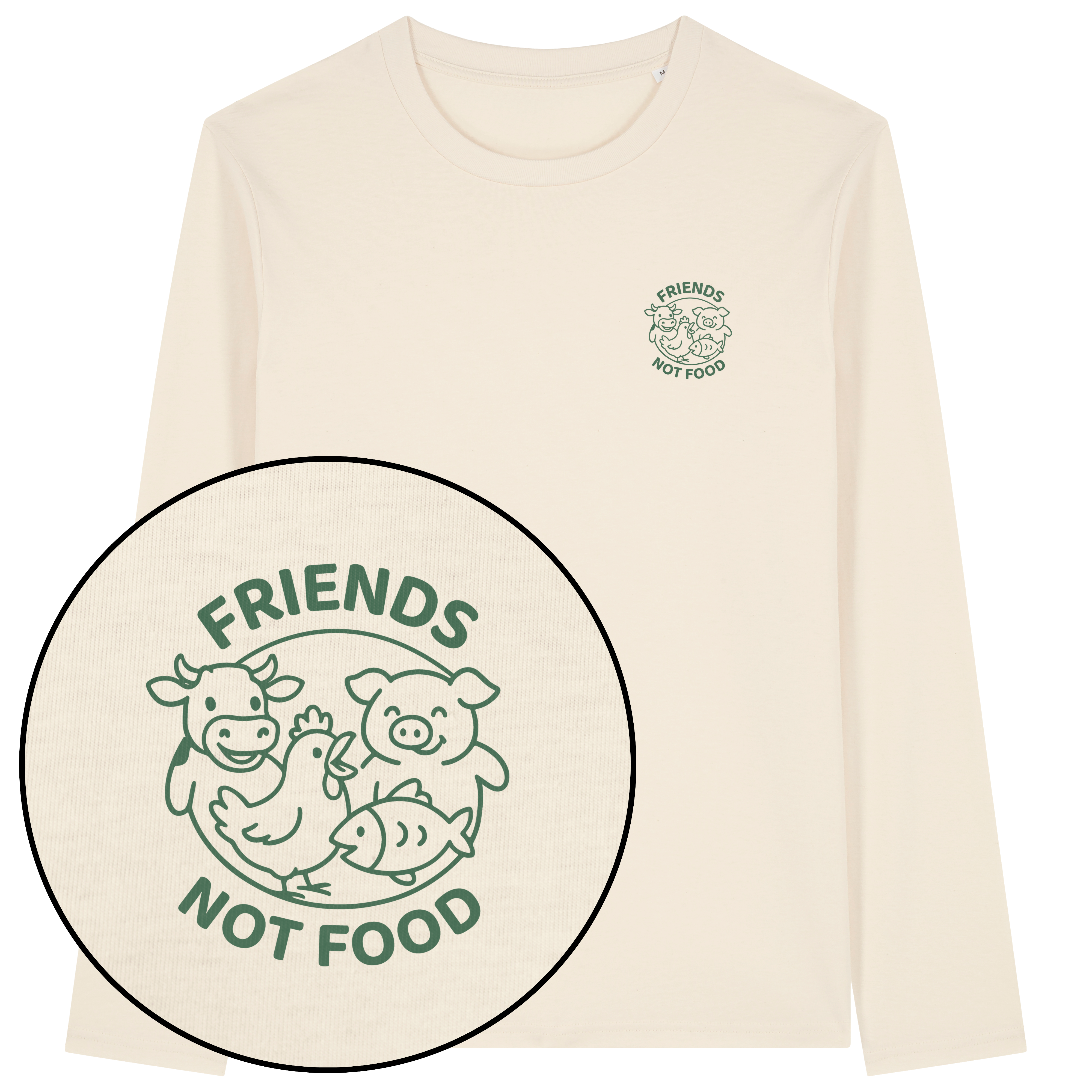 Friends Not Food Long Sleeve T-Shirt