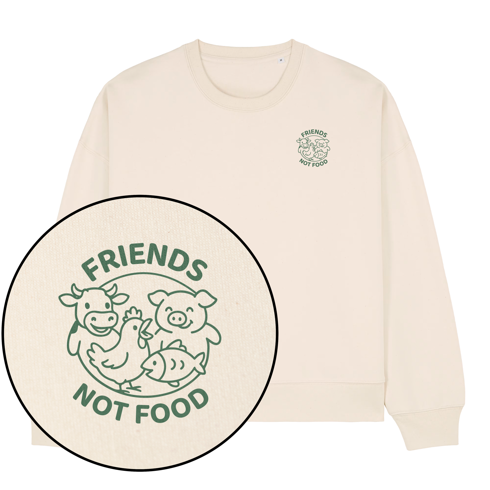 Friends Not Food Women's Sweatshirt