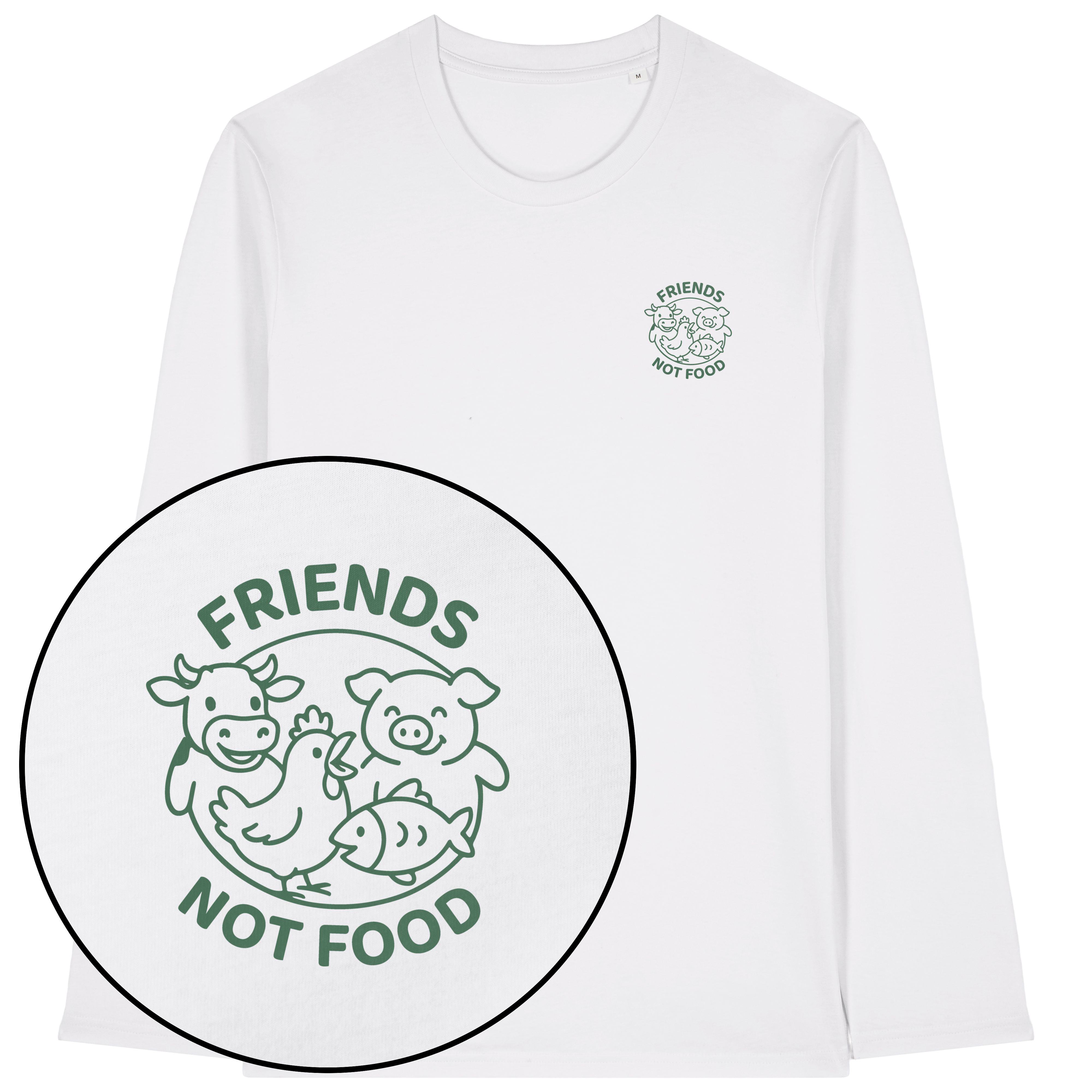 Friends Not Food Long Sleeve T-Shirt