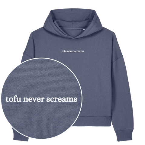 Tofu Never Screams Women's Hoodie