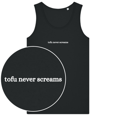 Tofu Never Screams Men's Tank Top