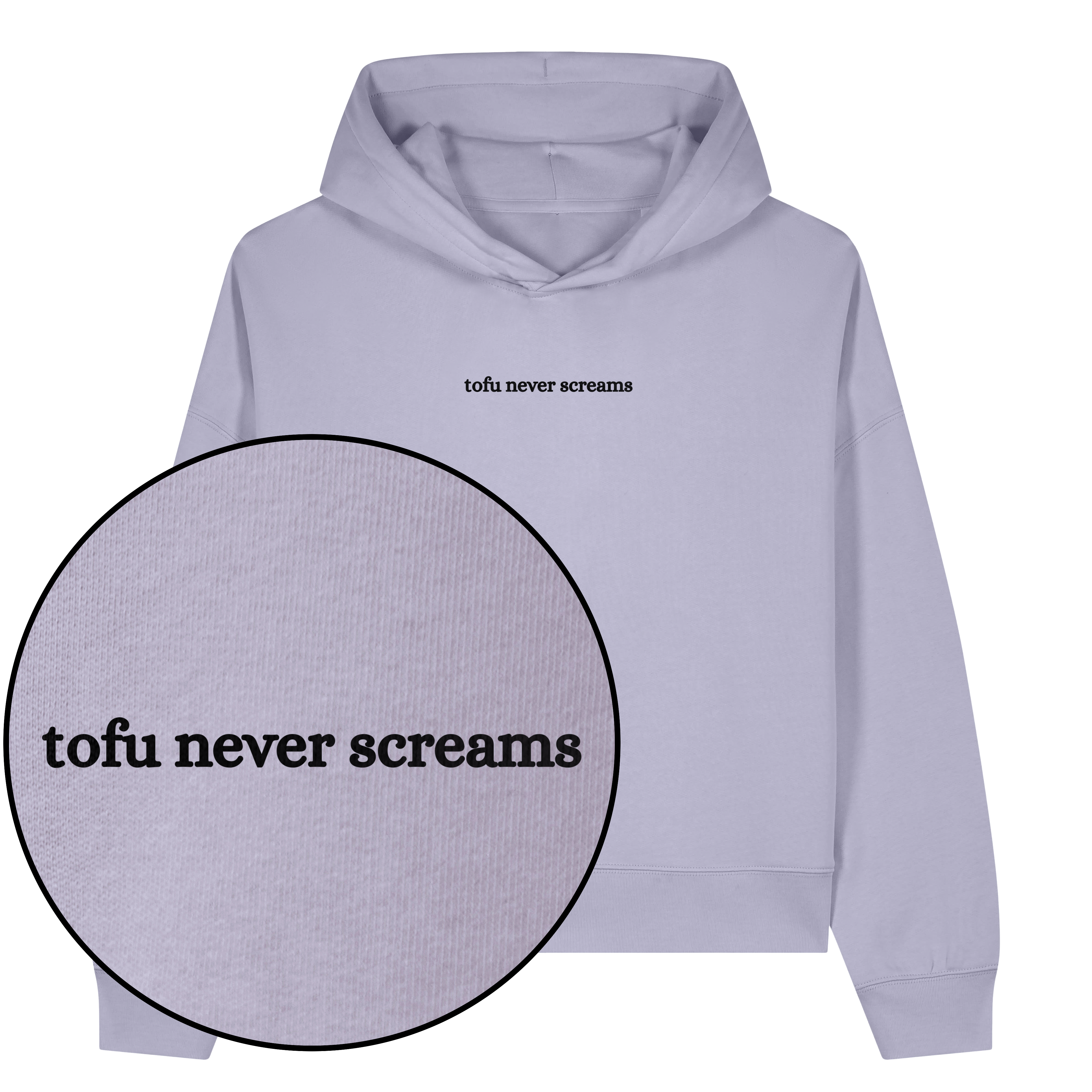 Tofu Never Screams Women's Hoodie