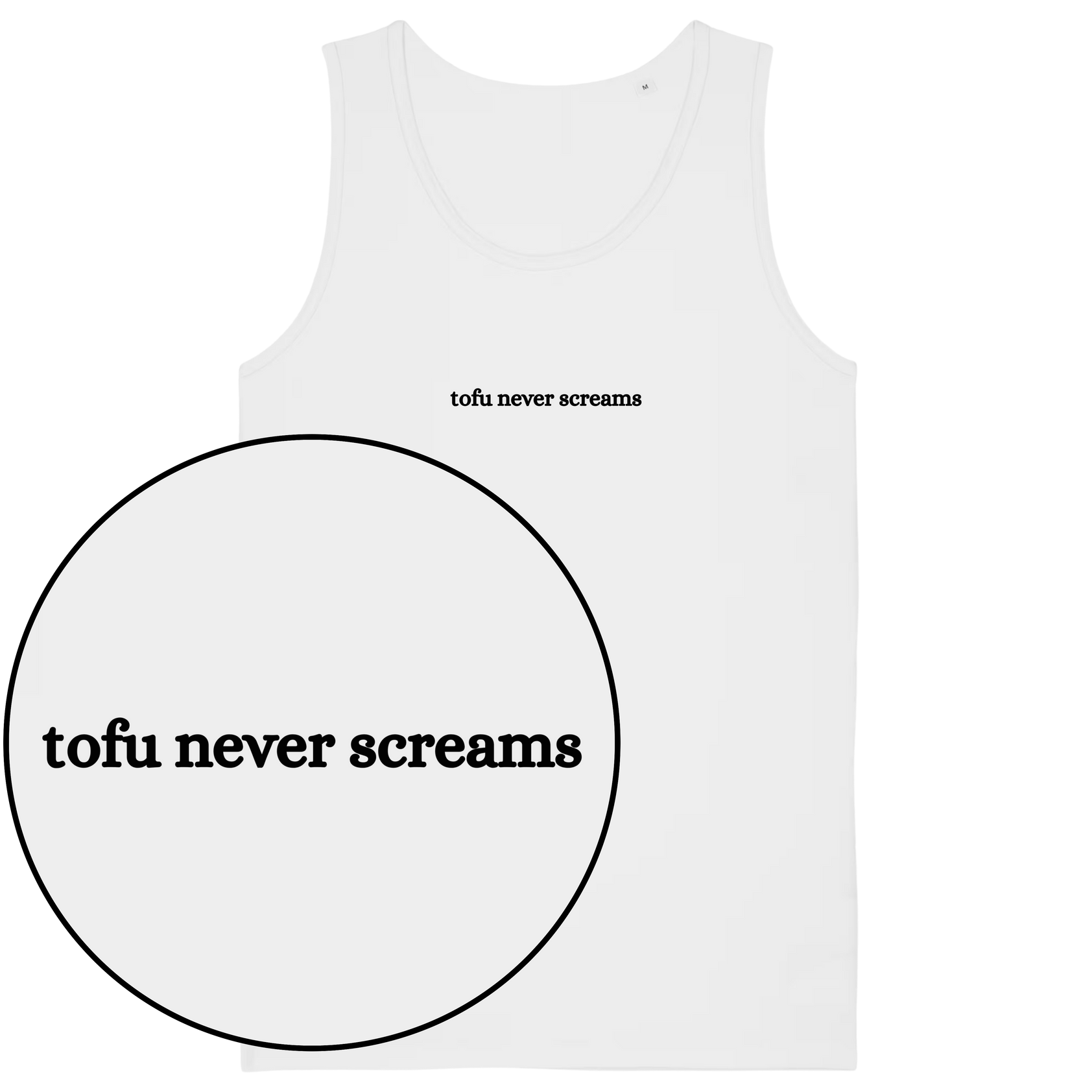 Tofu Never Screams Men's Tank Top