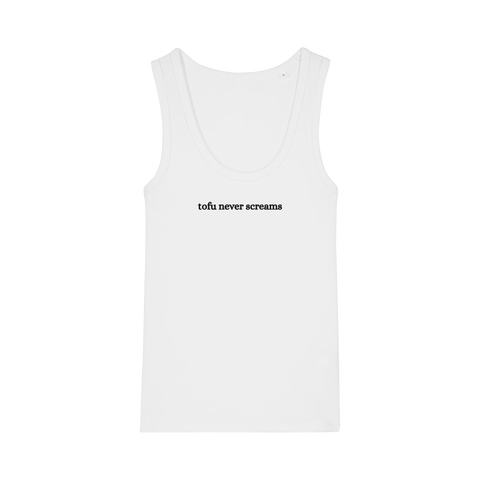 Tofu Never Screams Women's Tank Top