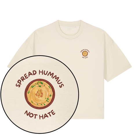 Spread Hummus Not Hate Boxy T-Shirt