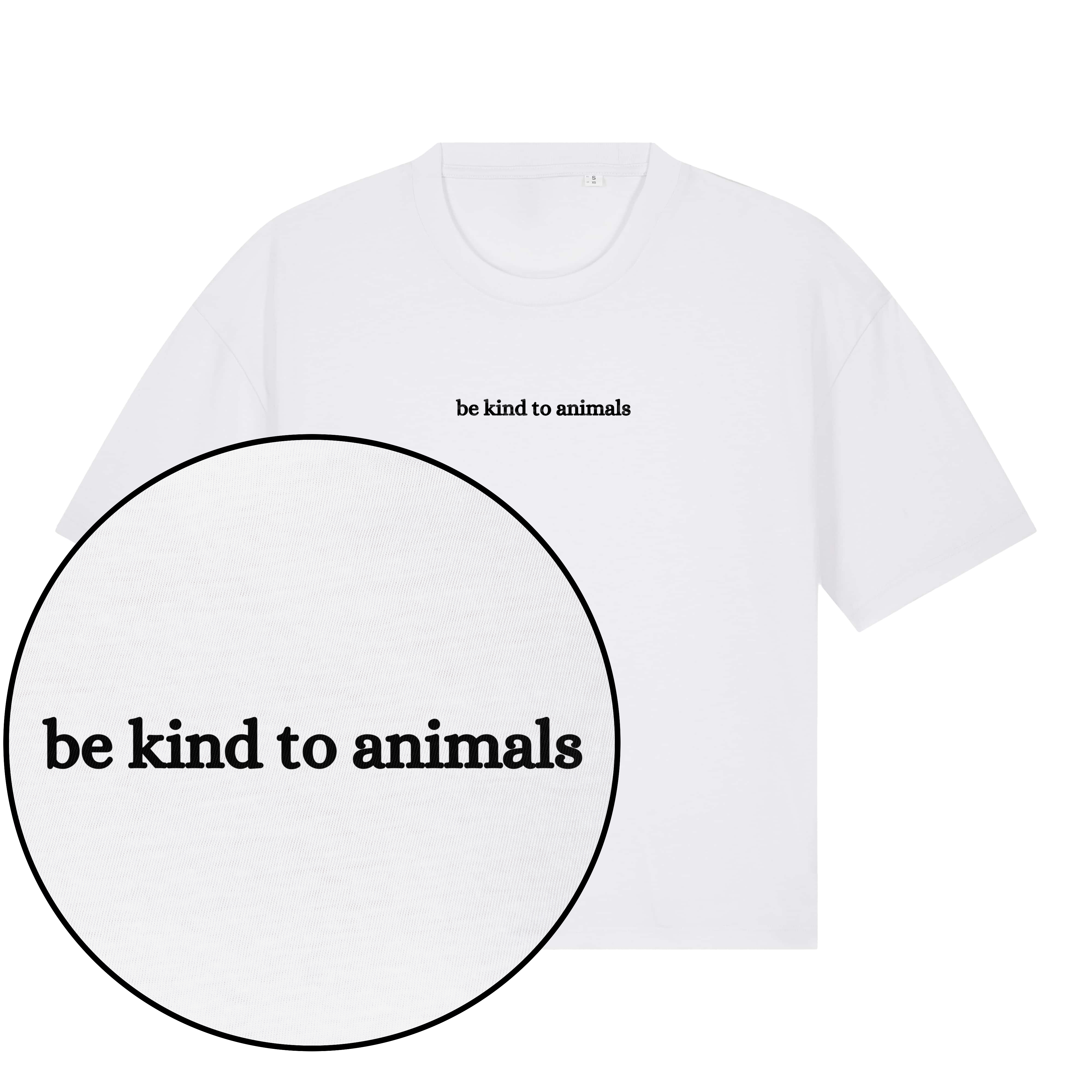 Be Kind To Animals Boxy T-Shirt