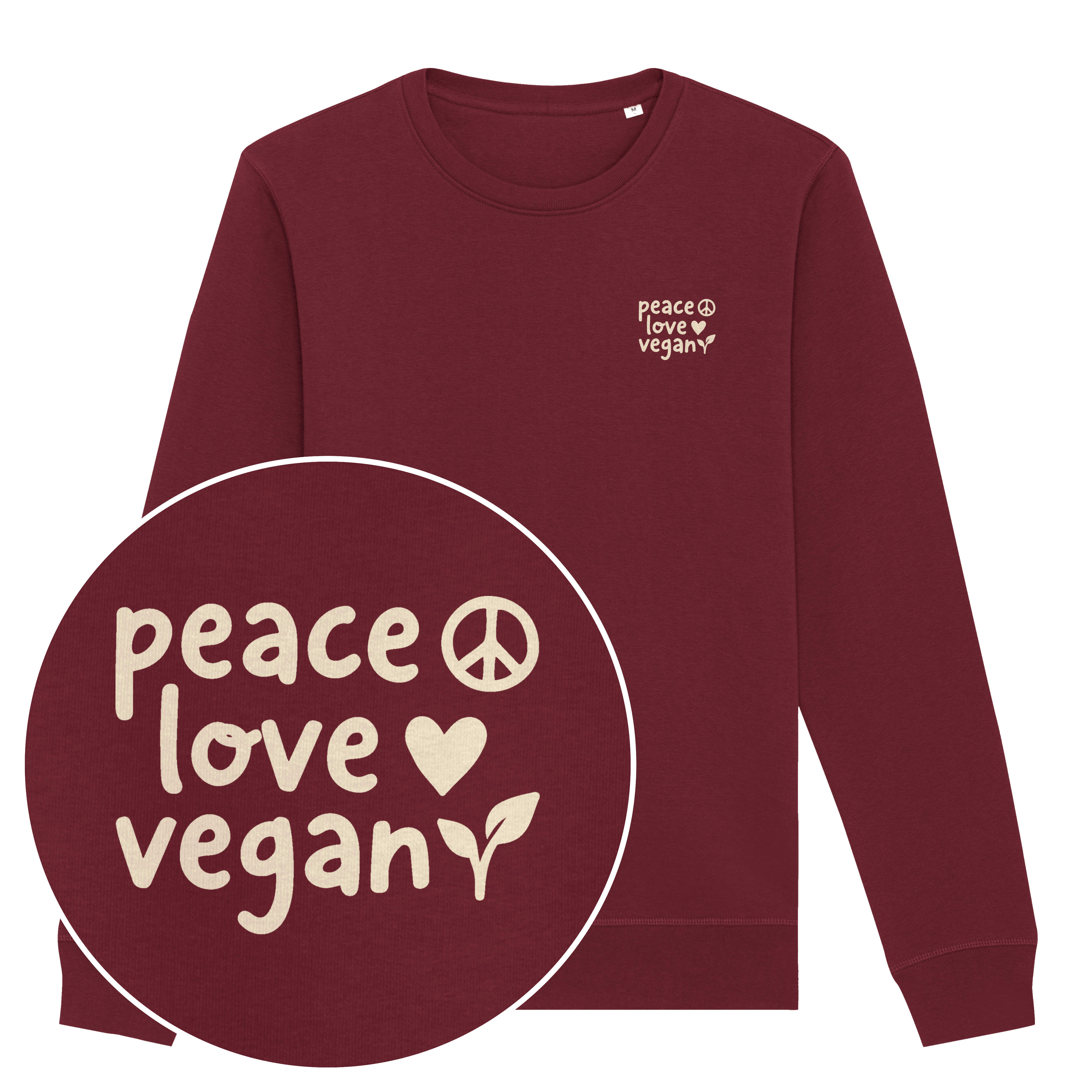Peace Love Vegan Sweatshirt