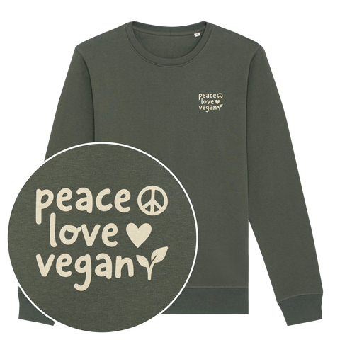 Peace Love Vegan Sweatshirt