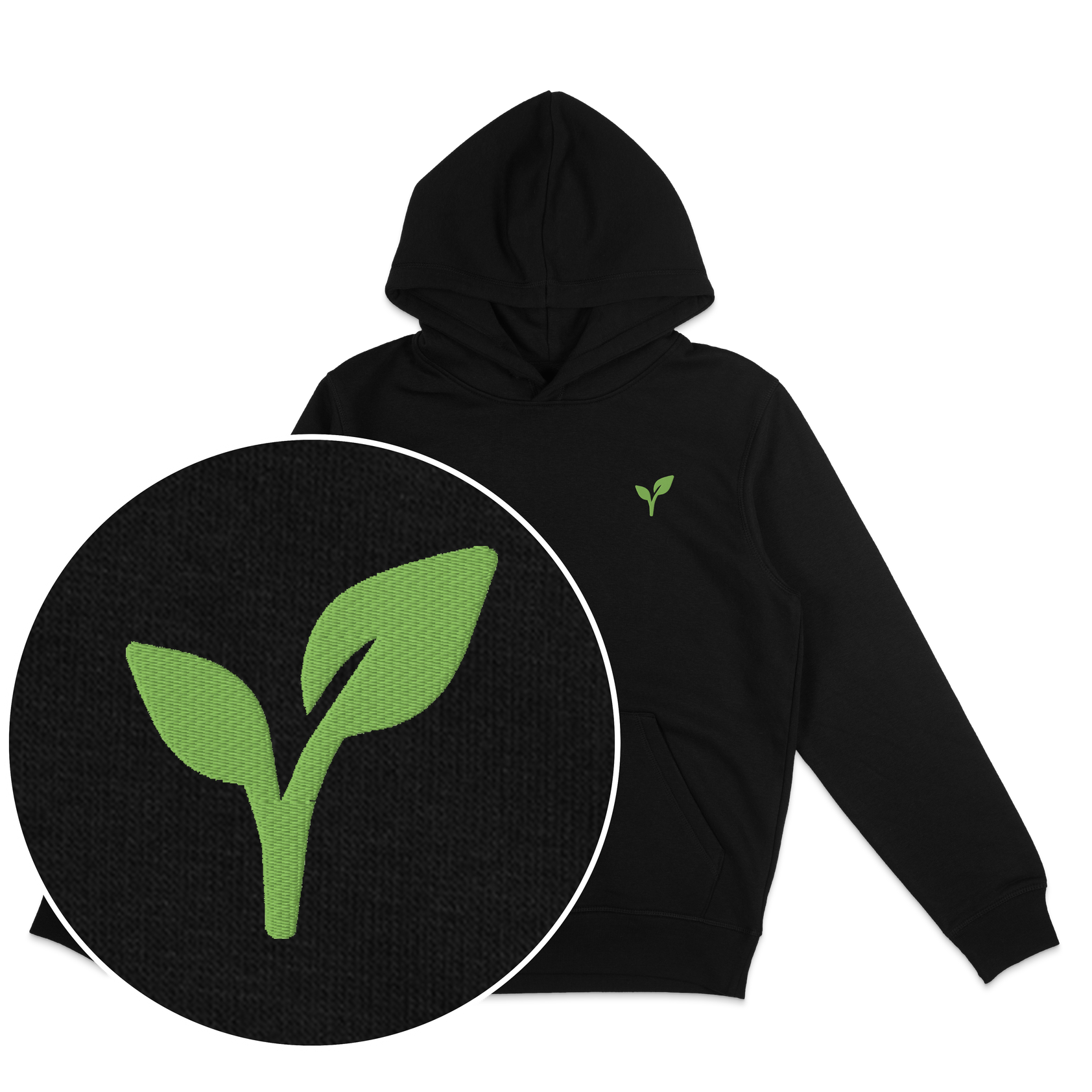 Vegan Logo Hoodie (Embroidered)