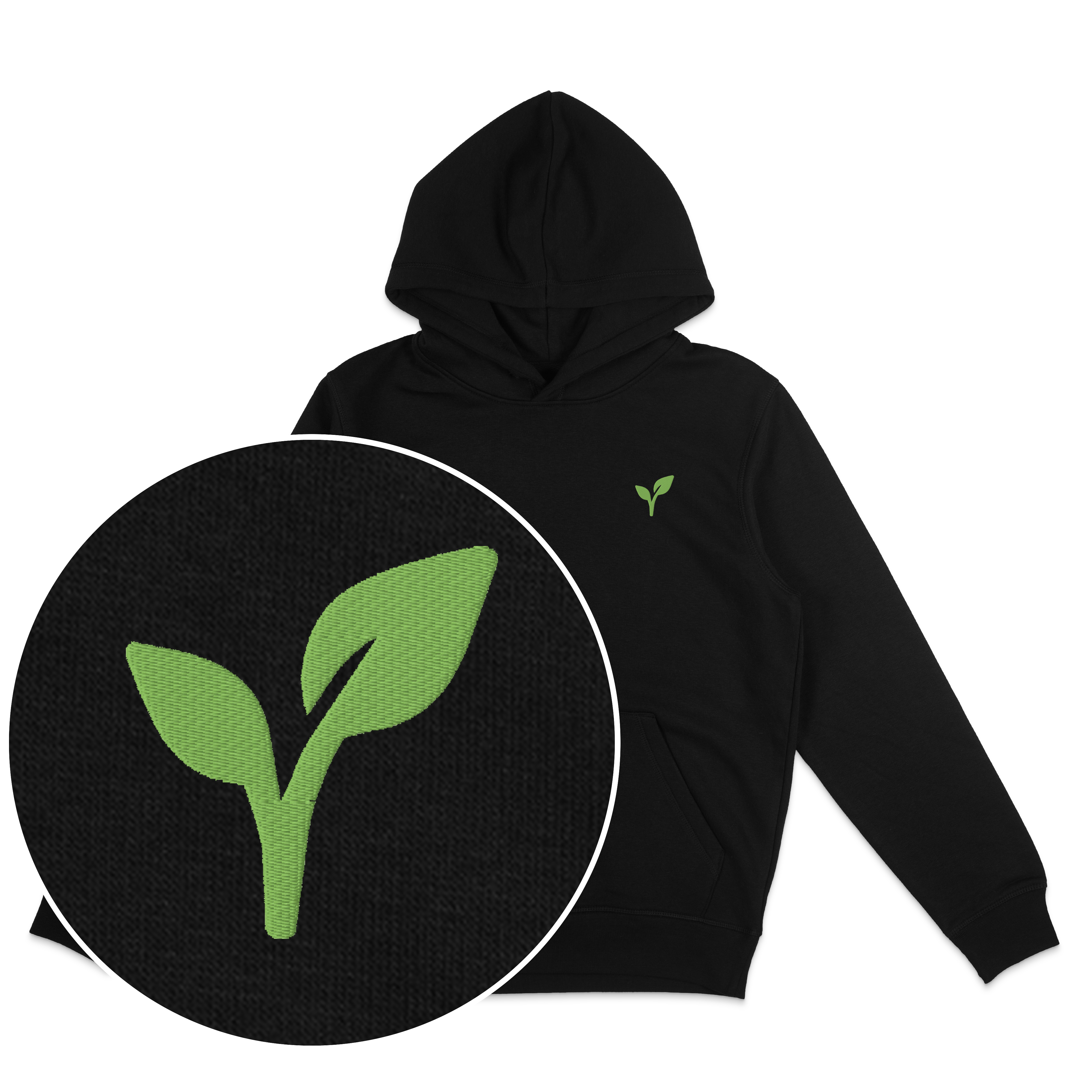 Vegan Logo Hoodie (Embroidered)