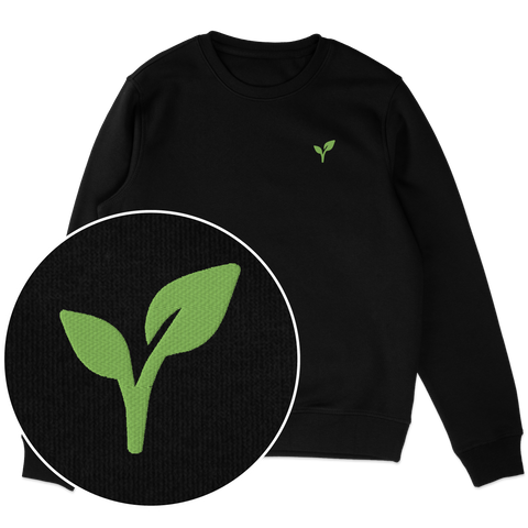 Vegan Logo Sweatshirt (Embroidered)