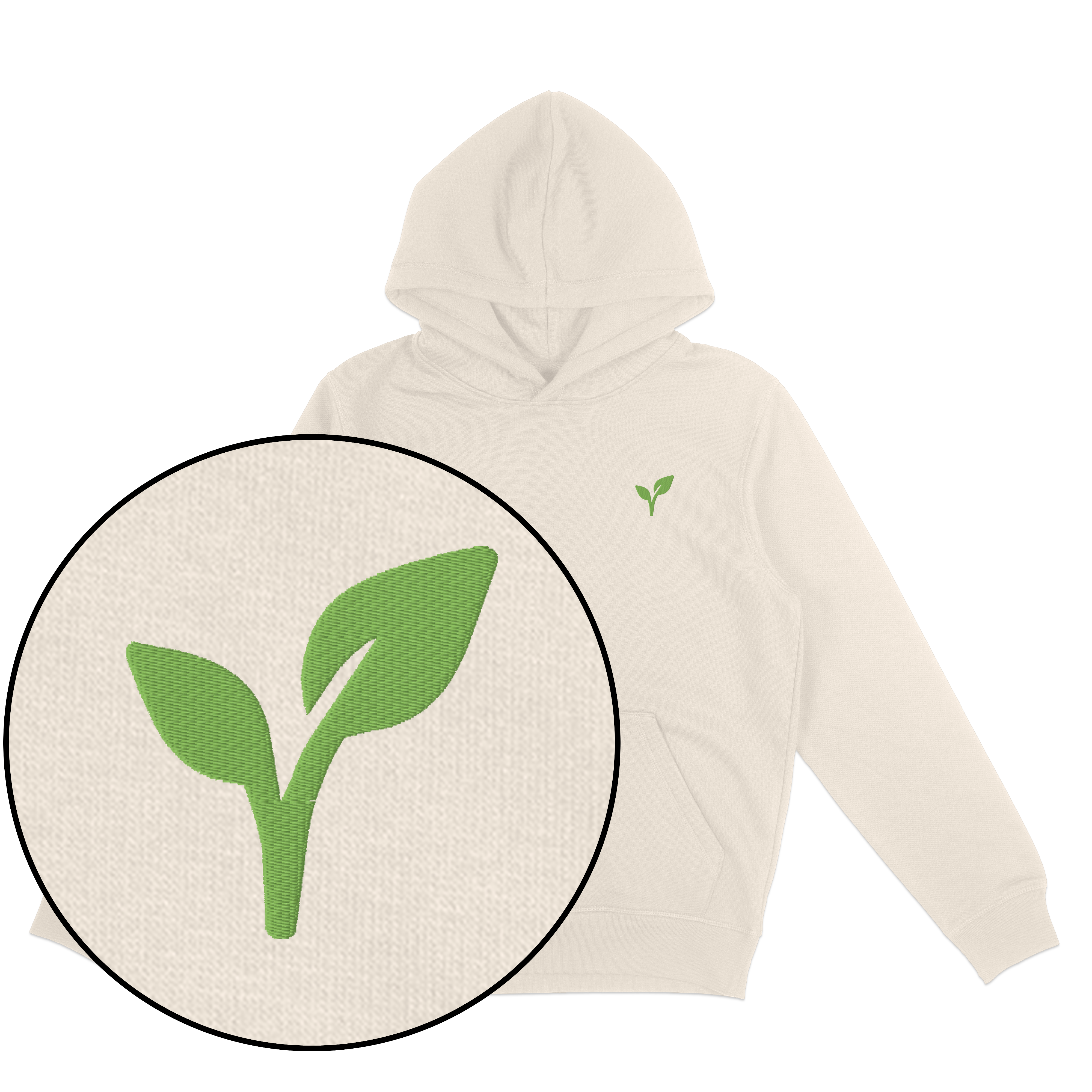 Vegan Logo Hoodie (Embroidered)