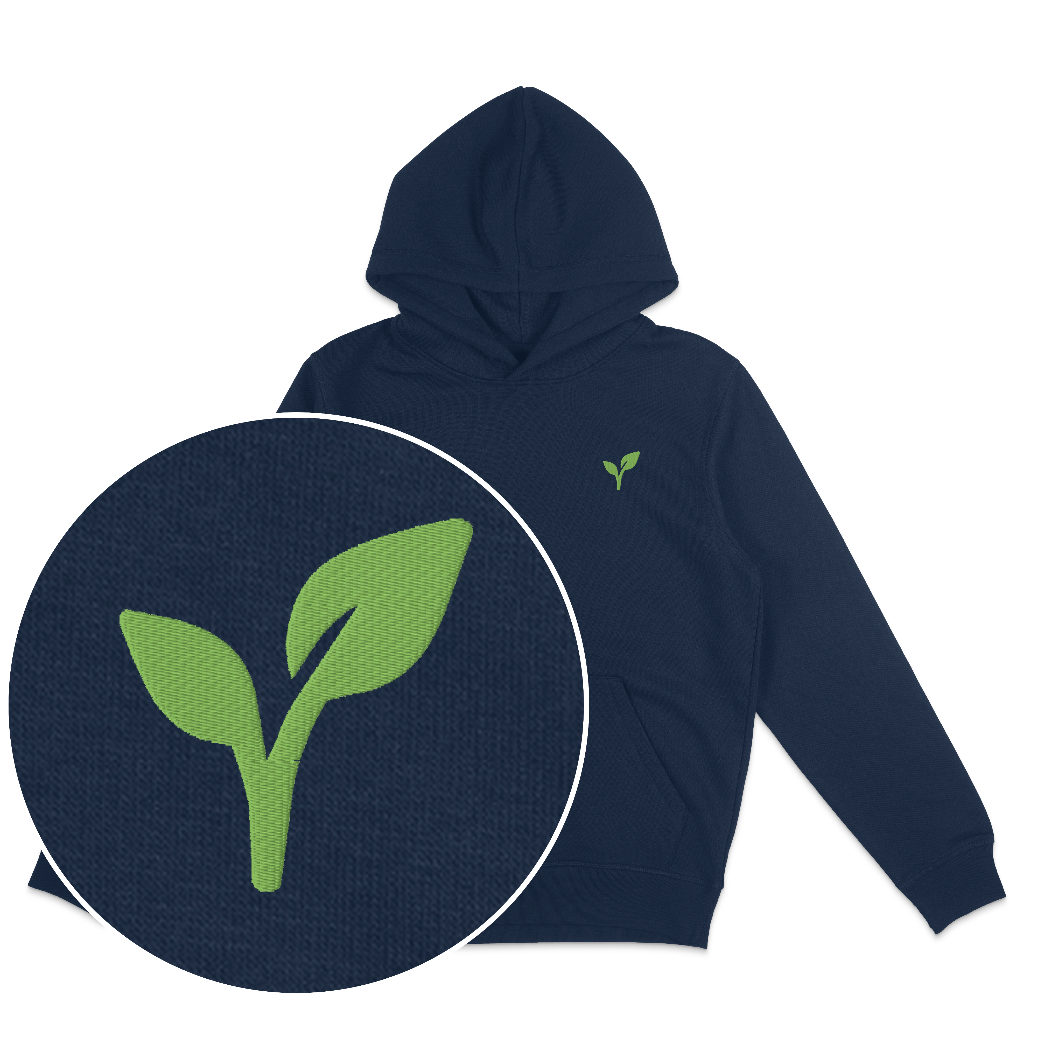 Vegan Logo Hoodie (Embroidered)