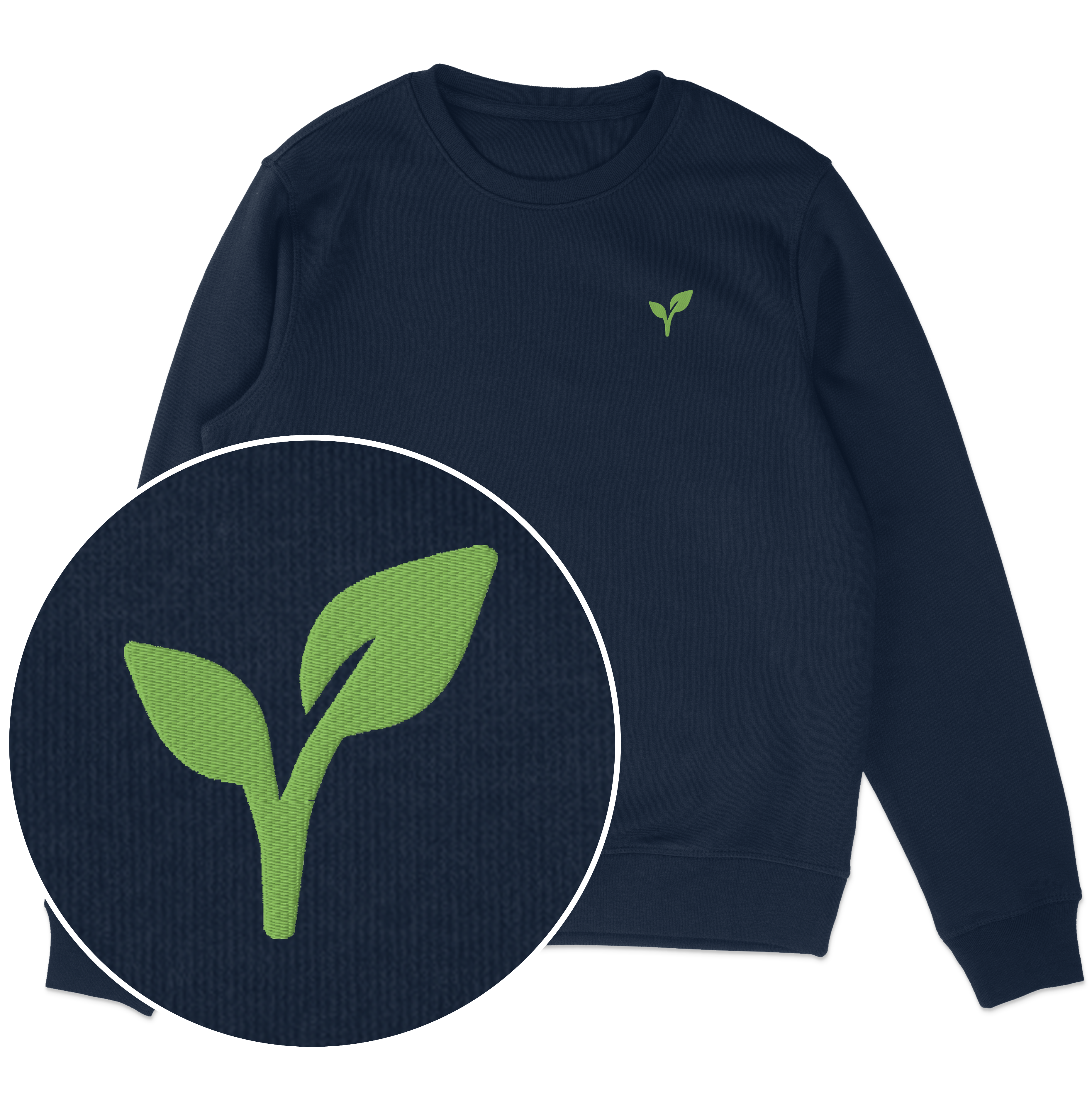 Vegan Logo Sweatshirt (Embroidered)
