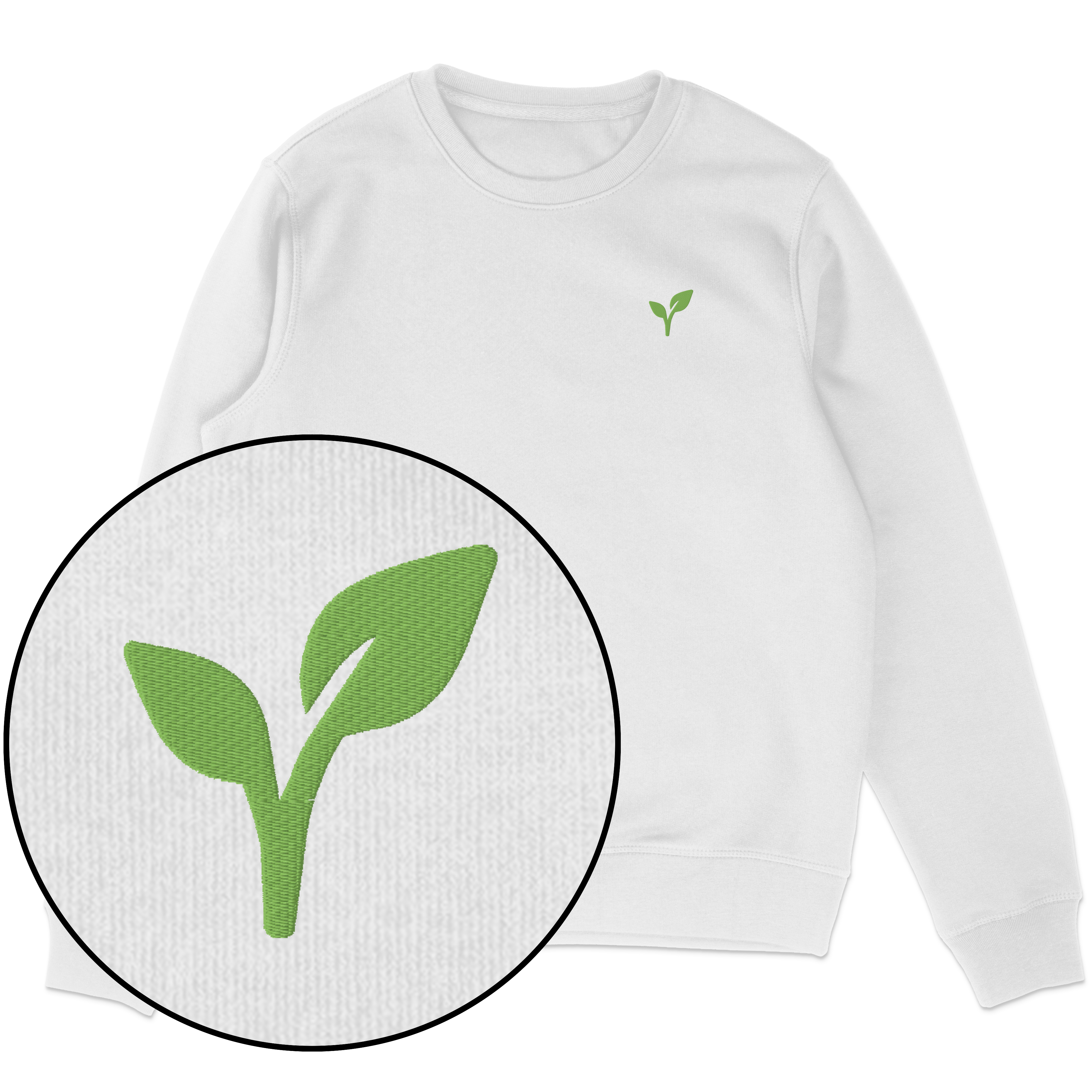 Vegan Logo Sweatshirt (Embroidered)