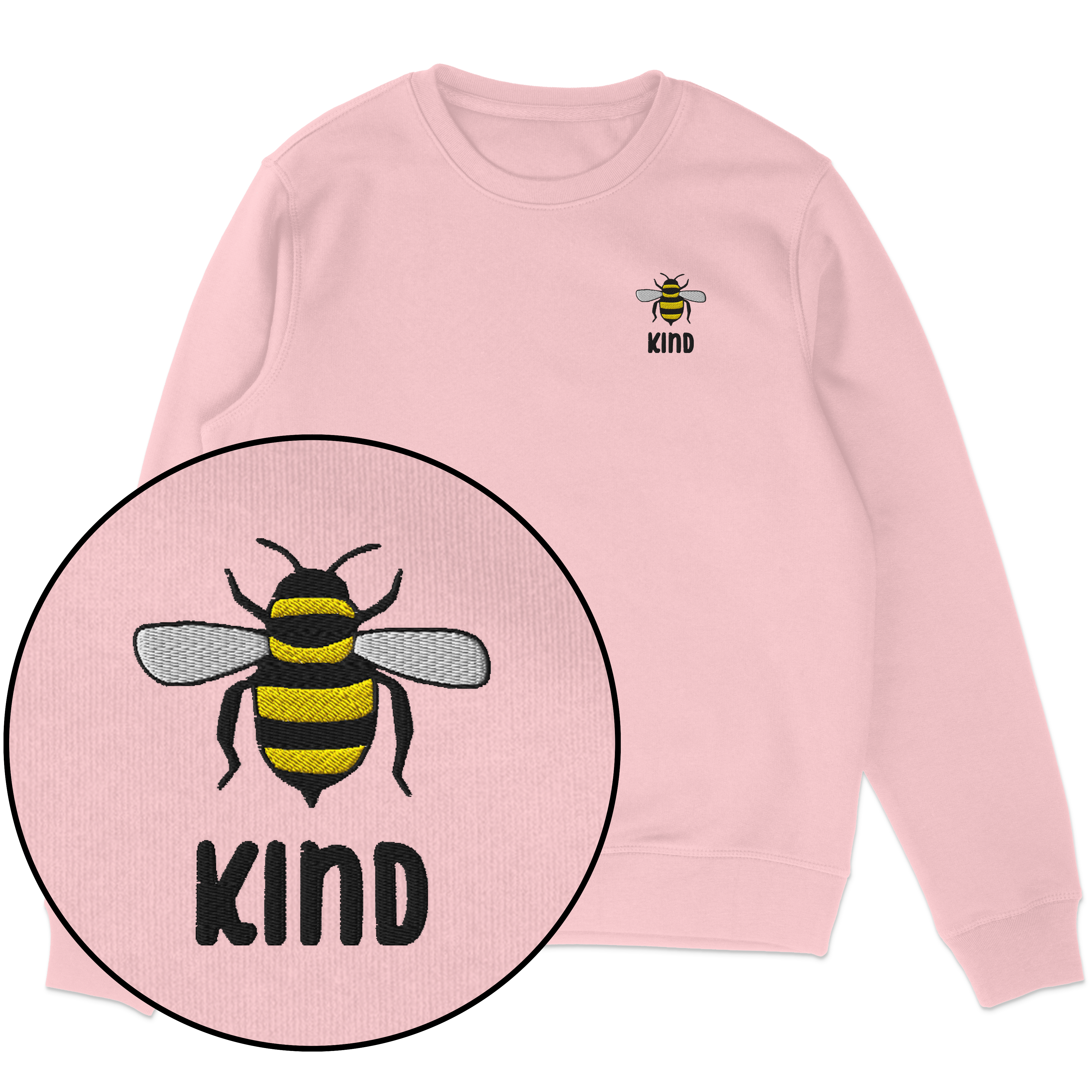 Bee Kind Sweatshirt (Embroidered)