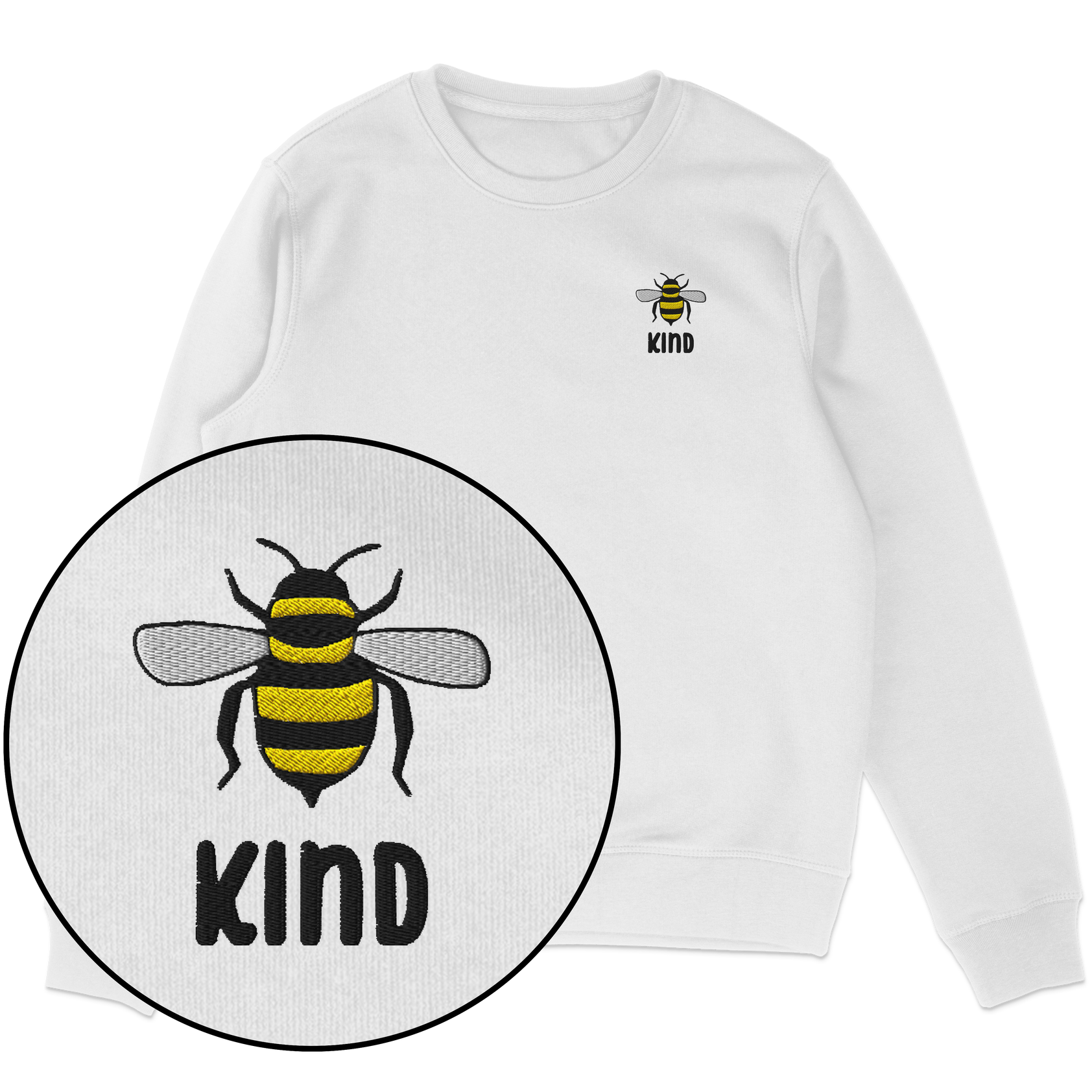 Bee Kind Sweatshirt (Embroidered)
