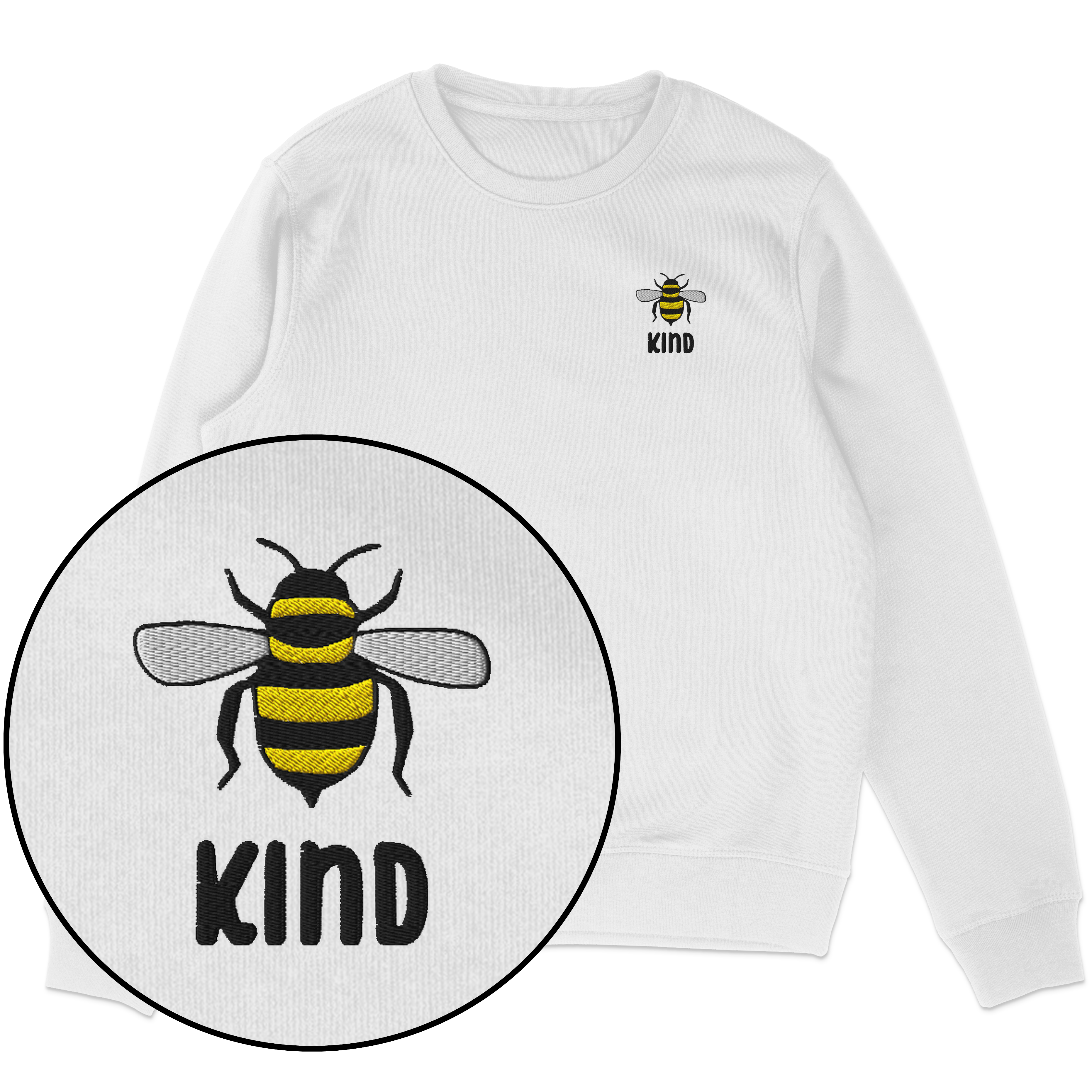 Bee Kind Sweatshirt (Embroidered)