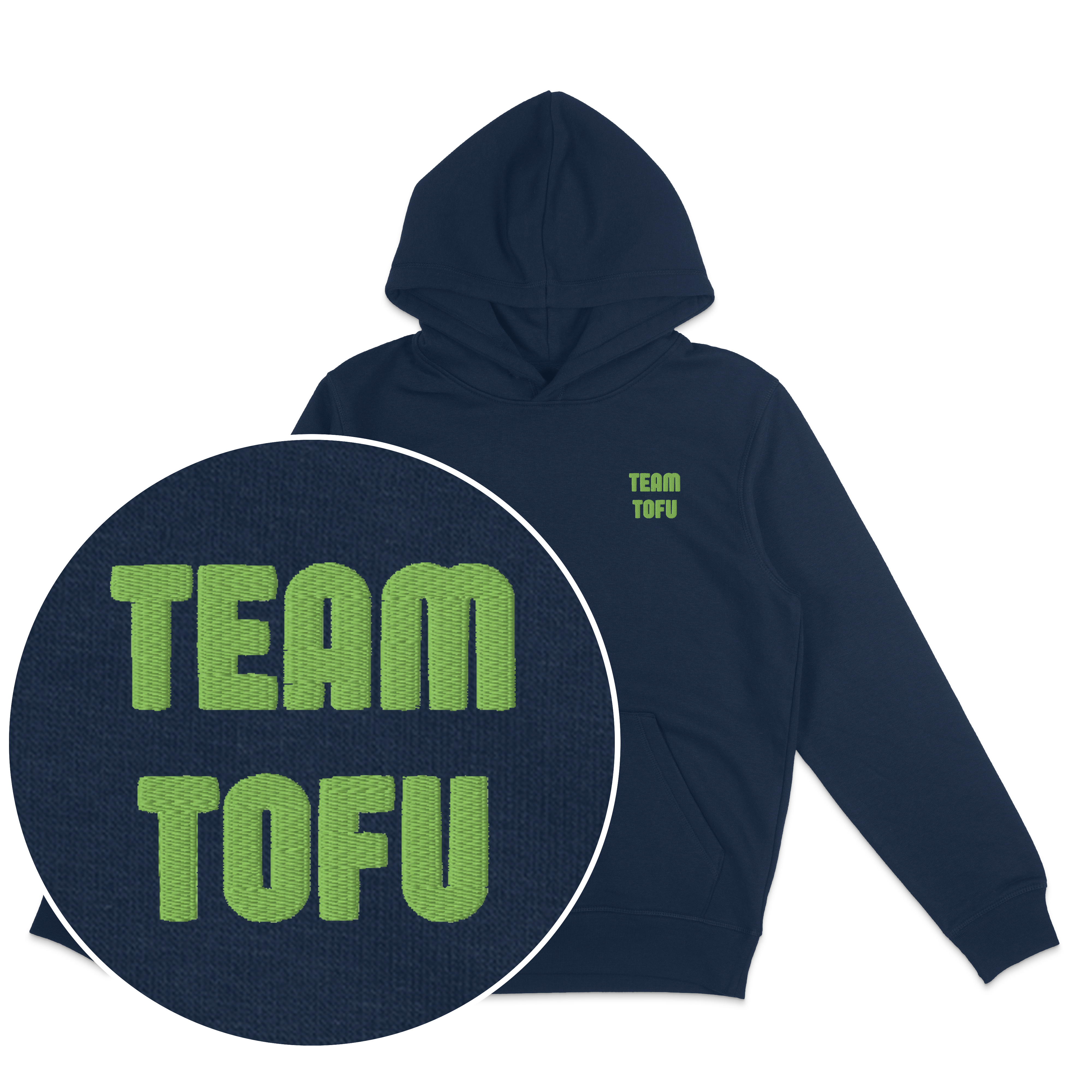 Team Tofu Hoodie (Embroidered)
