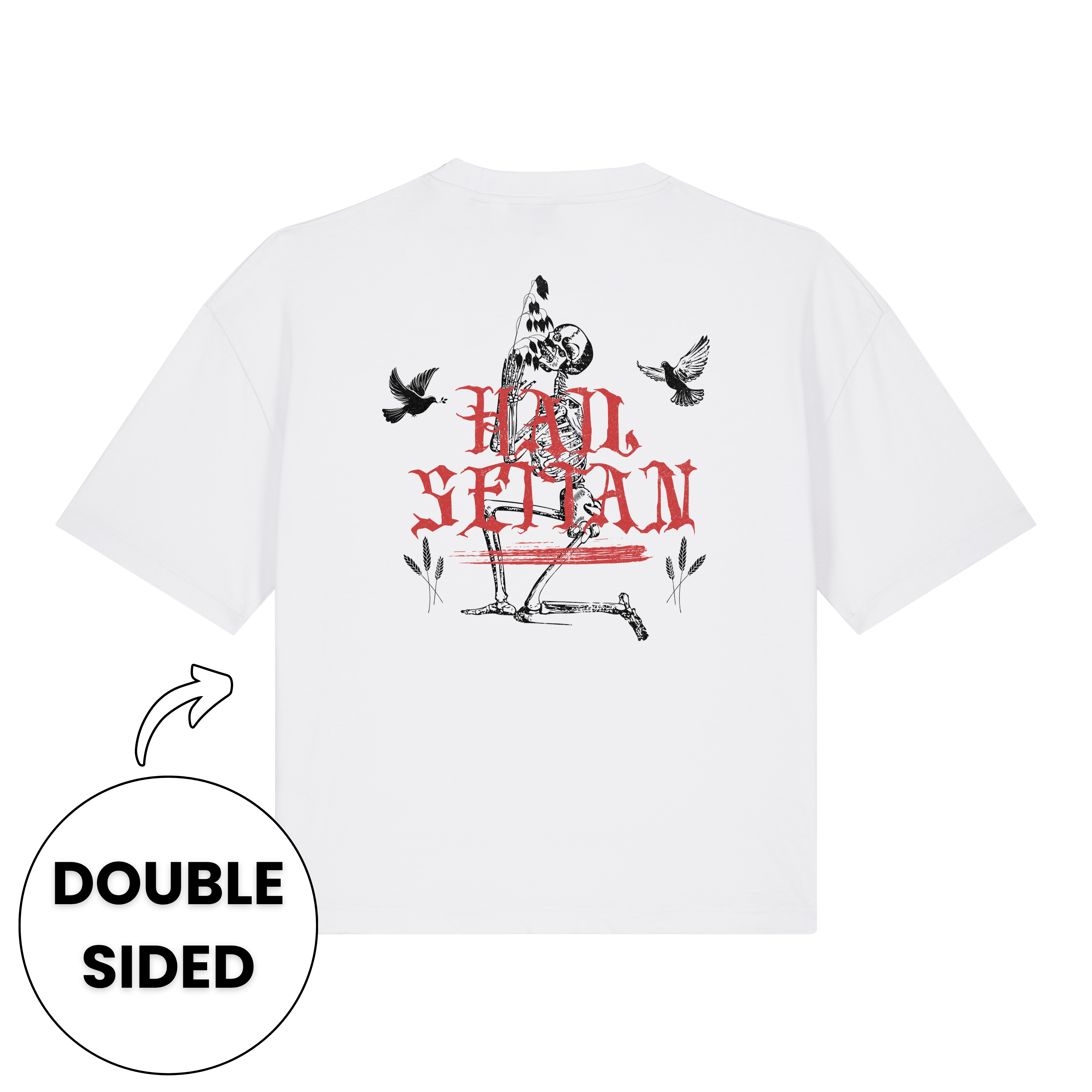 Hail Seitan Double Sided Women's Boxy T-Shirt