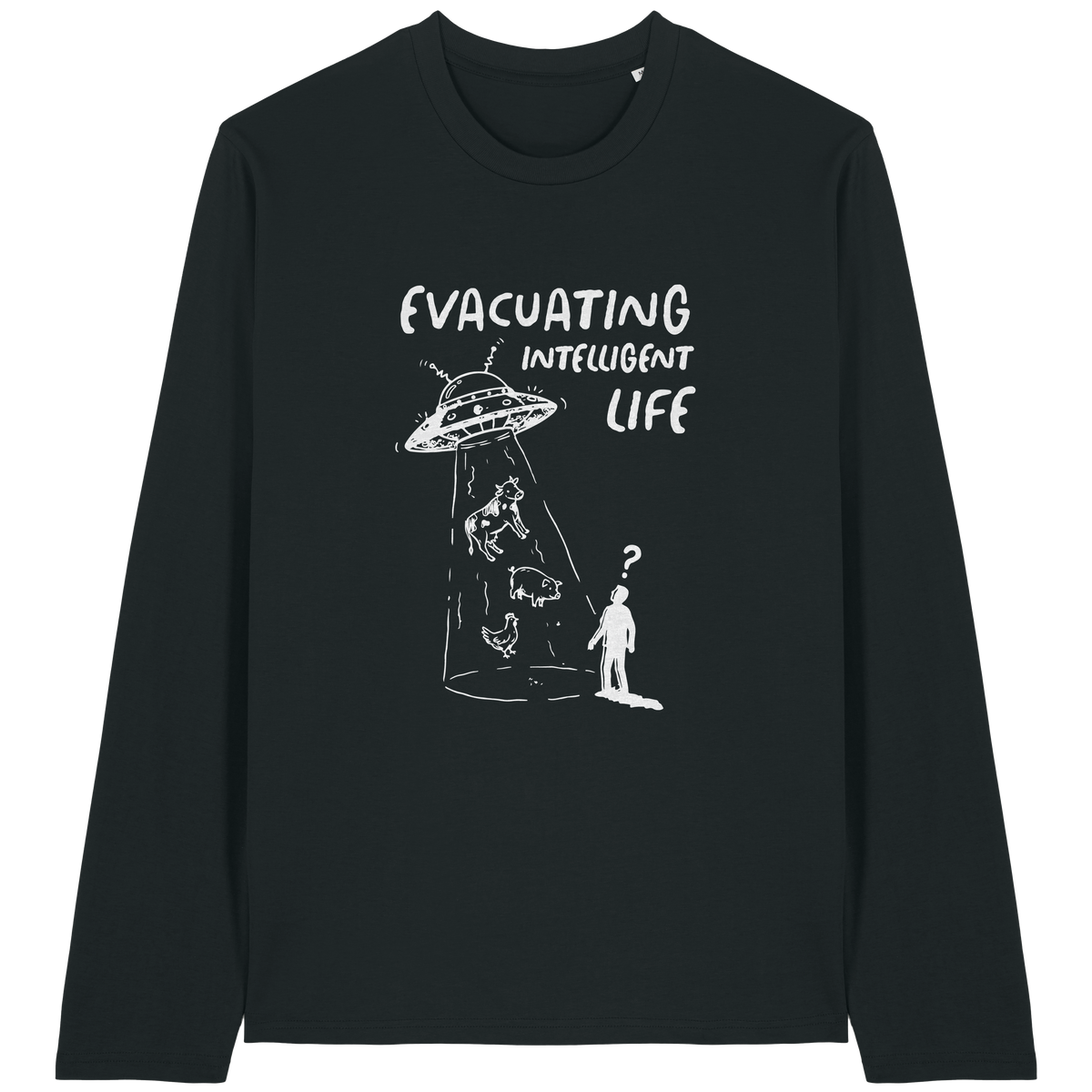Evacuating Intelligent Life Long Sleeve T-Shirt