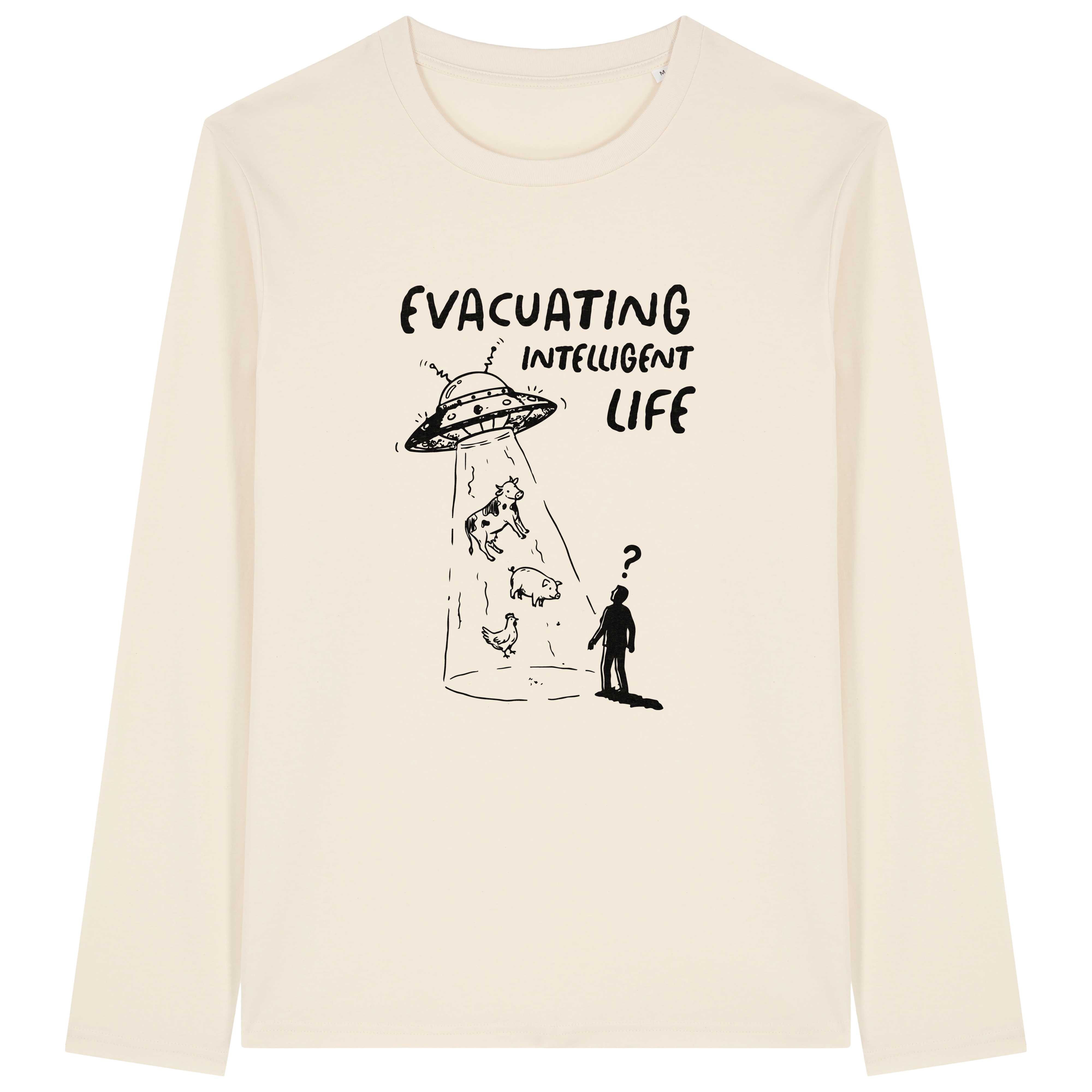 Evacuating Intelligent Life Long Sleeve T-Shirt