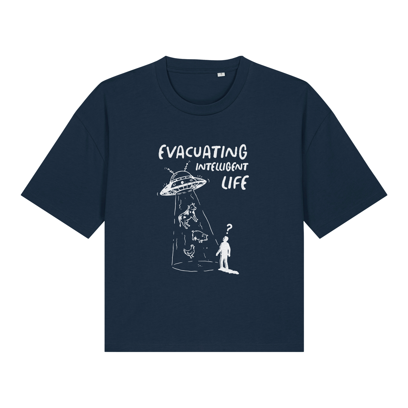 Evacuating Intelligent Life Women's Boxy T-Shirt