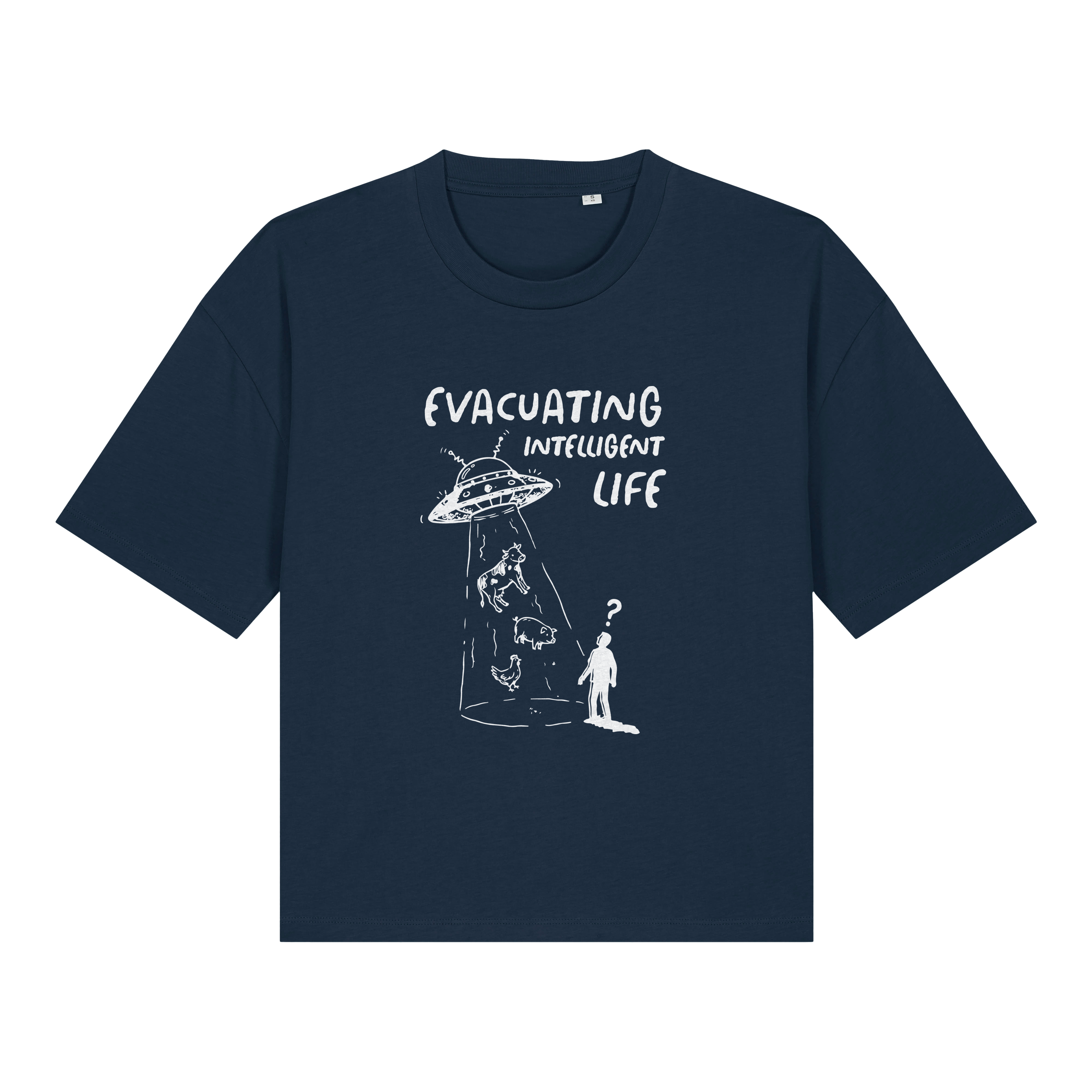 Evacuating Intelligent Life Women's Boxy T-Shirt