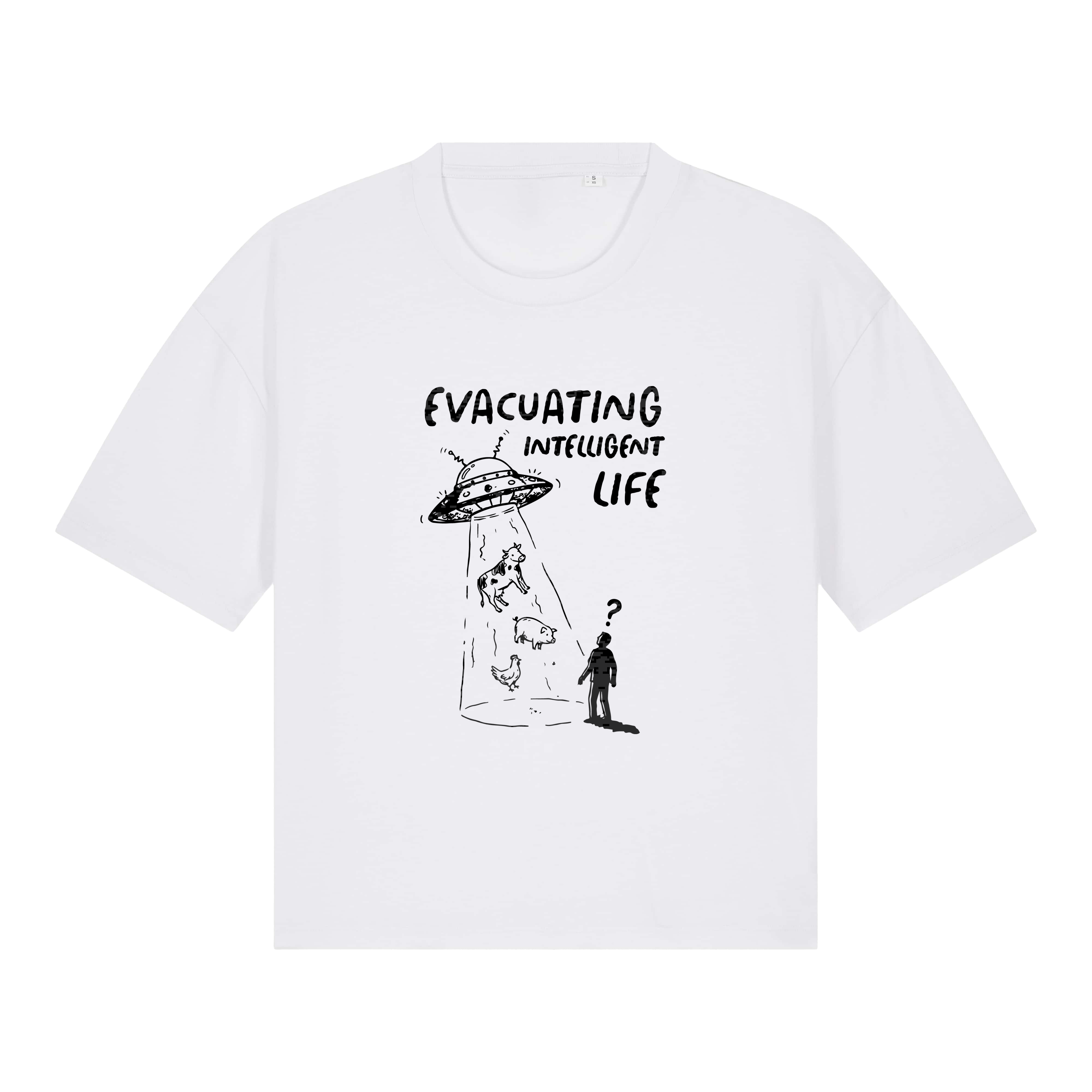 Evacuating Intelligent Life Women's Boxy T-Shirt