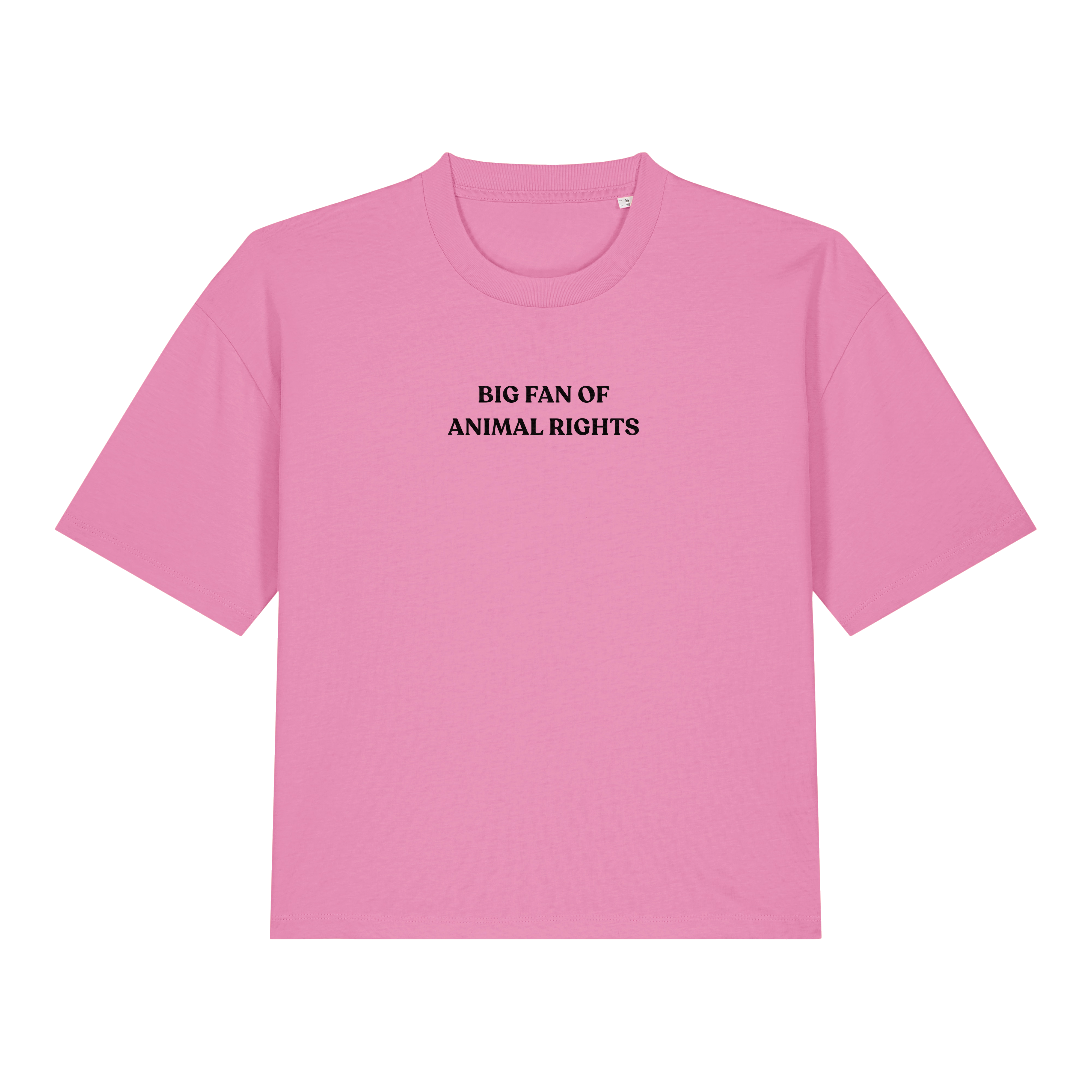 Big Fan Of Animal Rights Women's Boxy T-Shirt