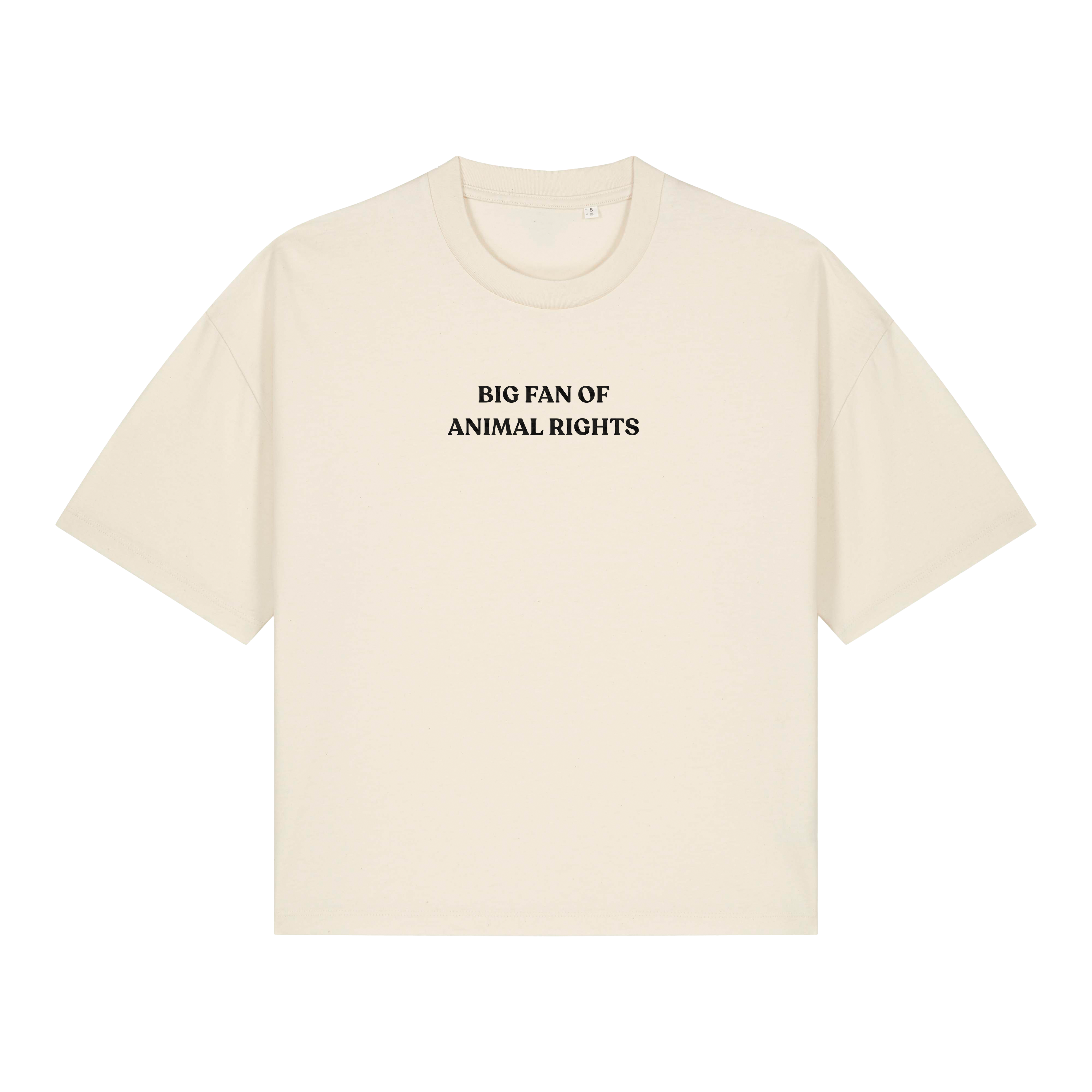 Big Fan Of Animal Rights Women's Boxy T-Shirt