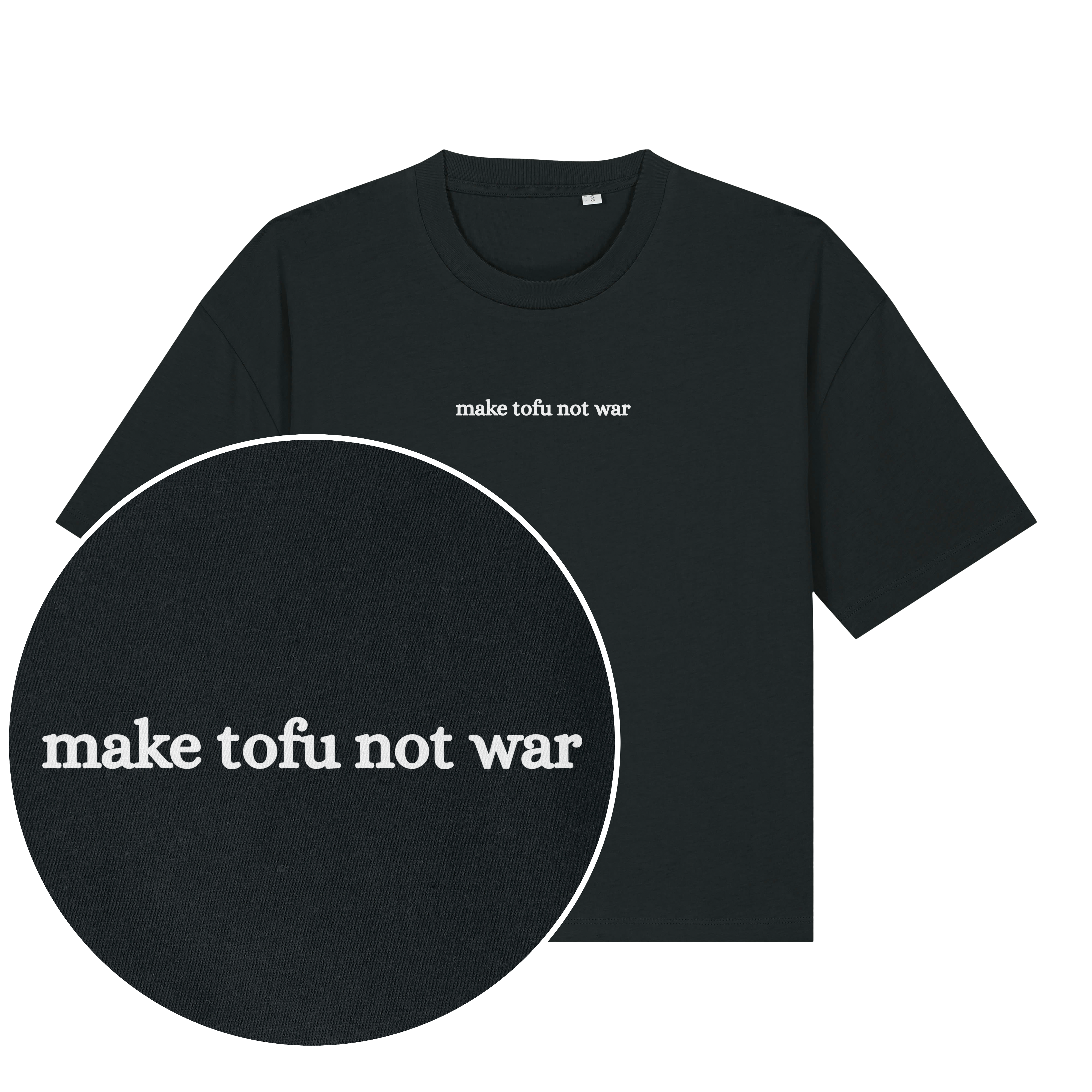 Make Tofu Not War Women's Boxy T-Shirt