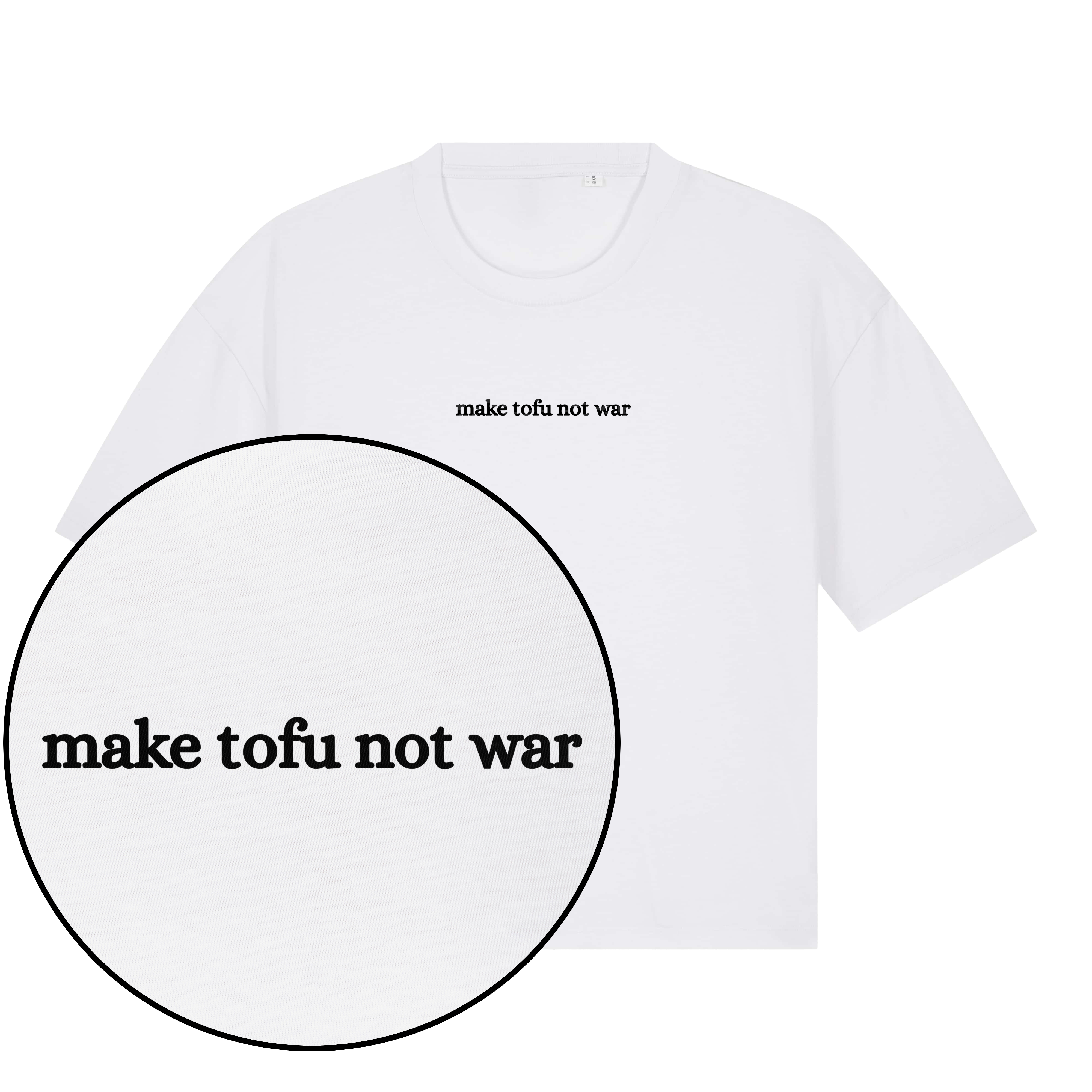 Make Tofu Not War Women's Boxy T-Shirt