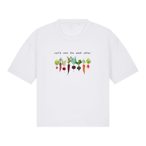 Let's Root For Each Other Women's Boxy T-Shirt